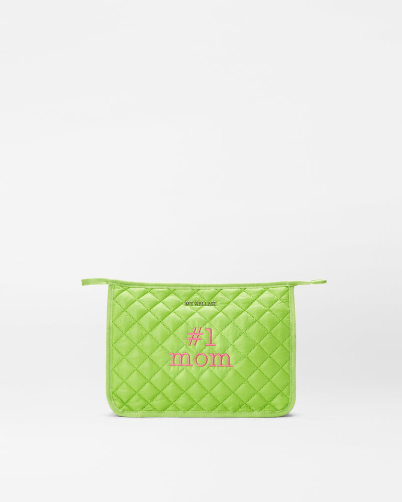 Coral Personalized Metro Clutch 