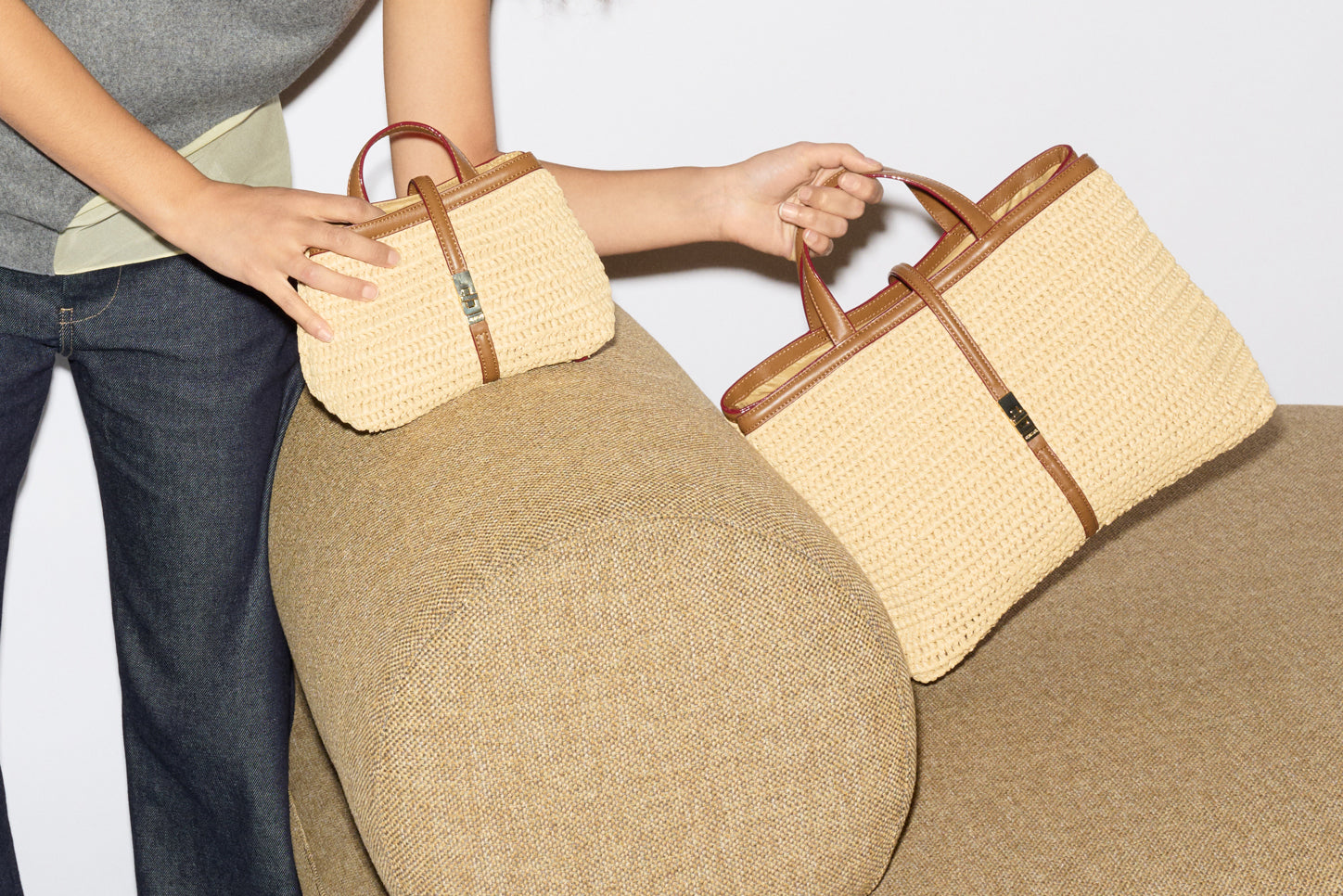 MZ Wallace | Crochet Astor Medium Top Handle and Mini Top Handle