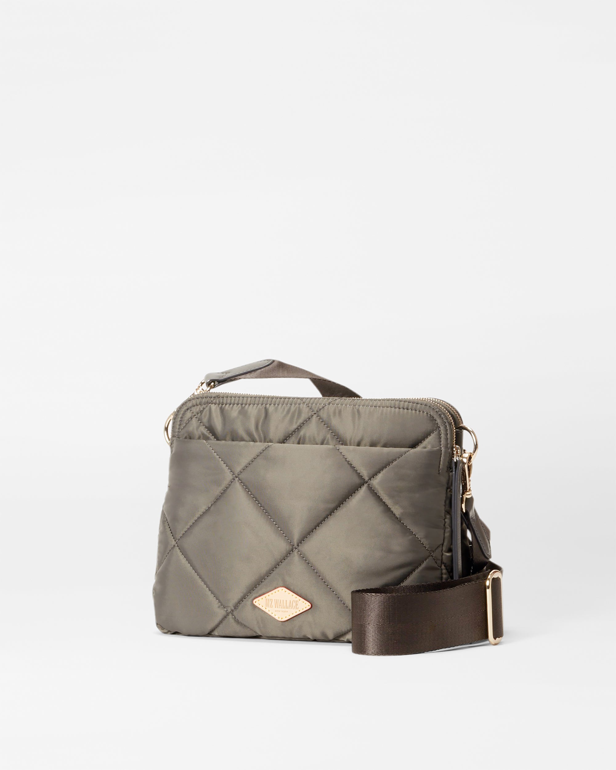 MZ Wallace Black Quilted Madison Convertible Crossbody