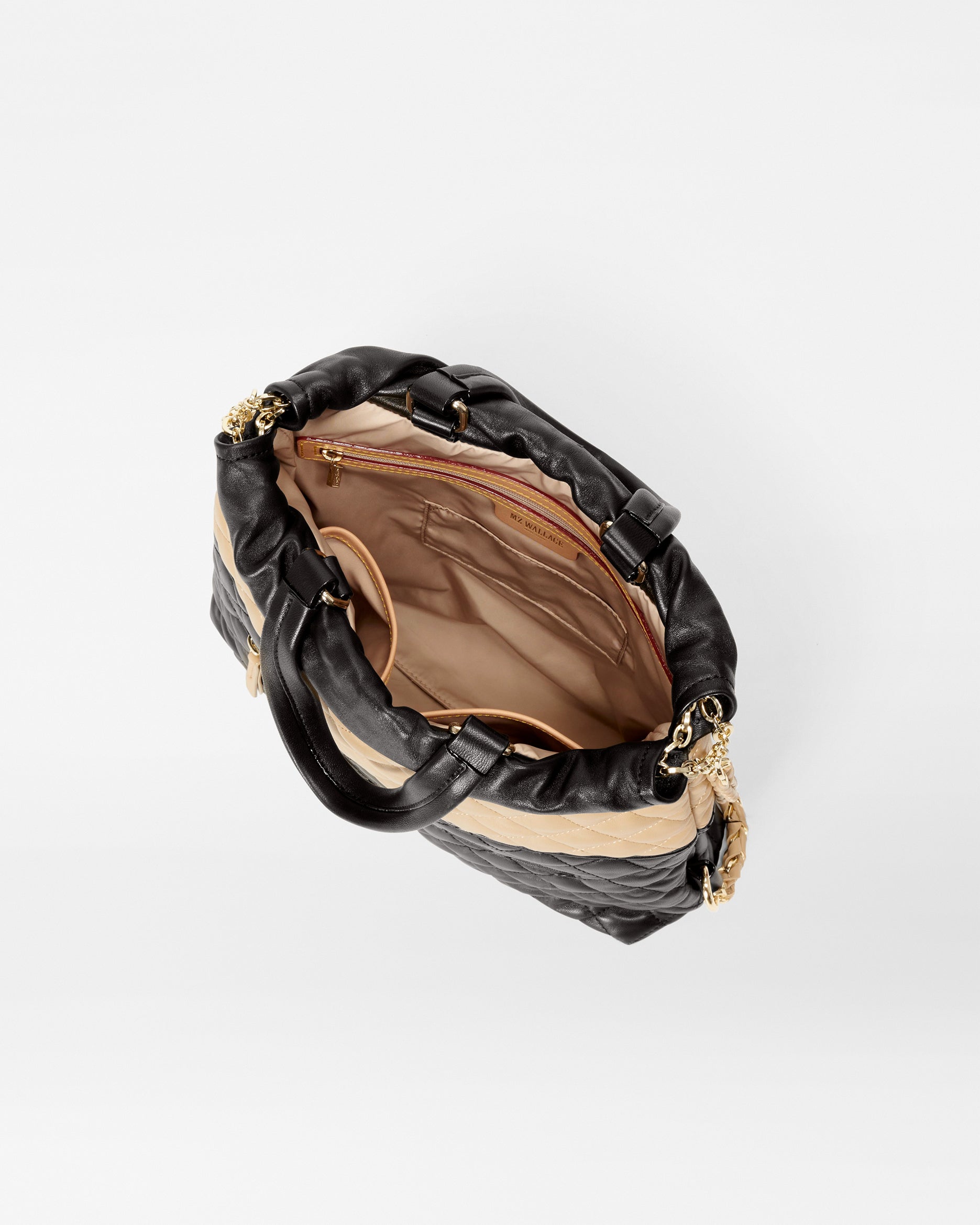 Black and Camel Crosby Audrey Backpack