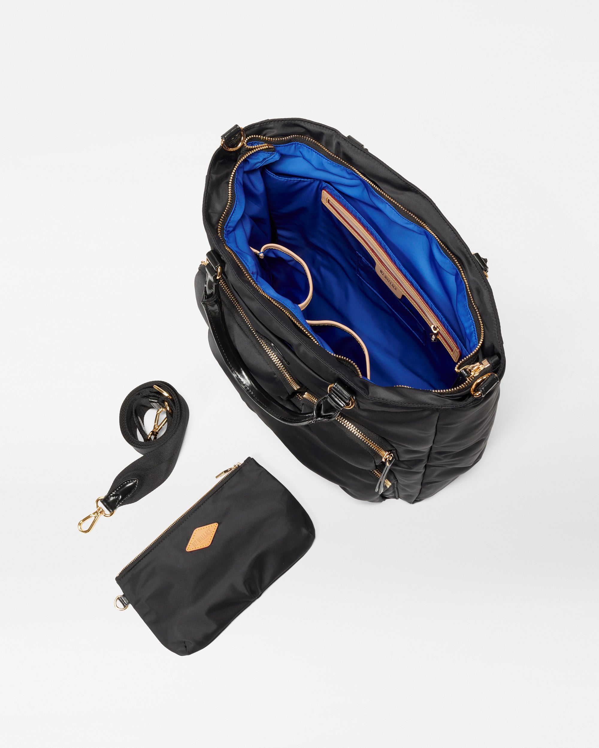 Black Large Chelsea Top Handle Tote