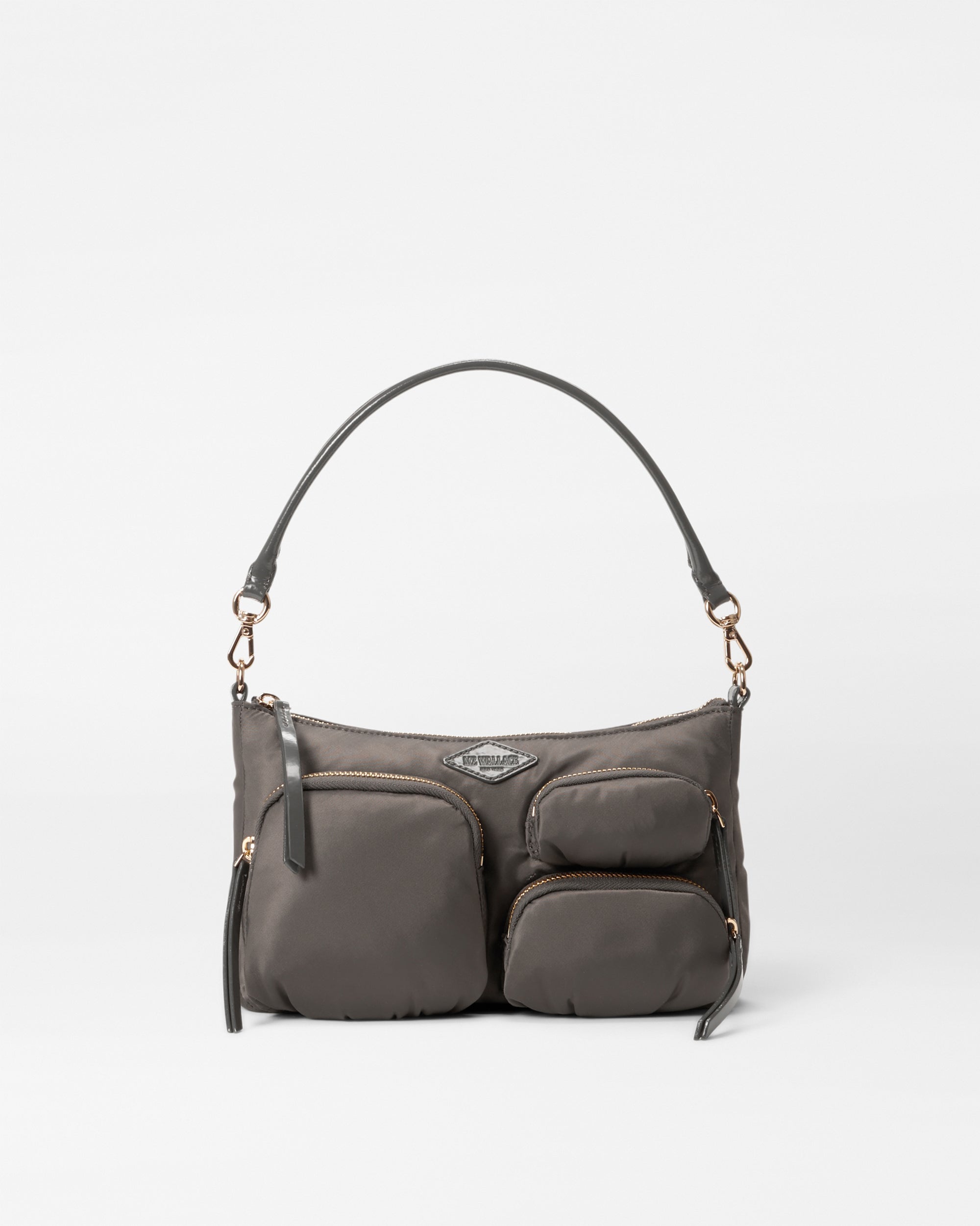 MZ Wallace Grey Shoulder Bag