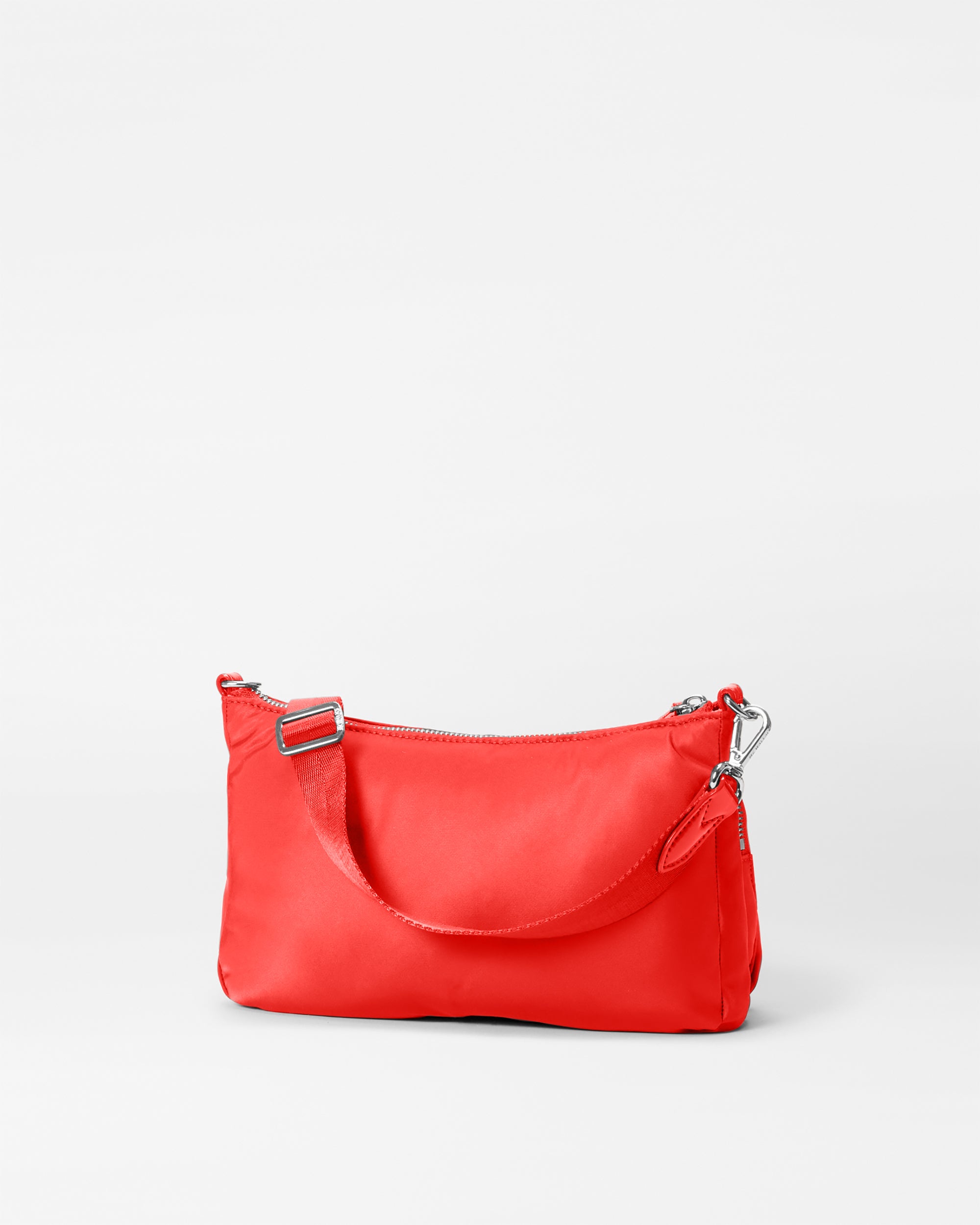 Back view of MZ Wallace Cherry Red Shoulder Bag