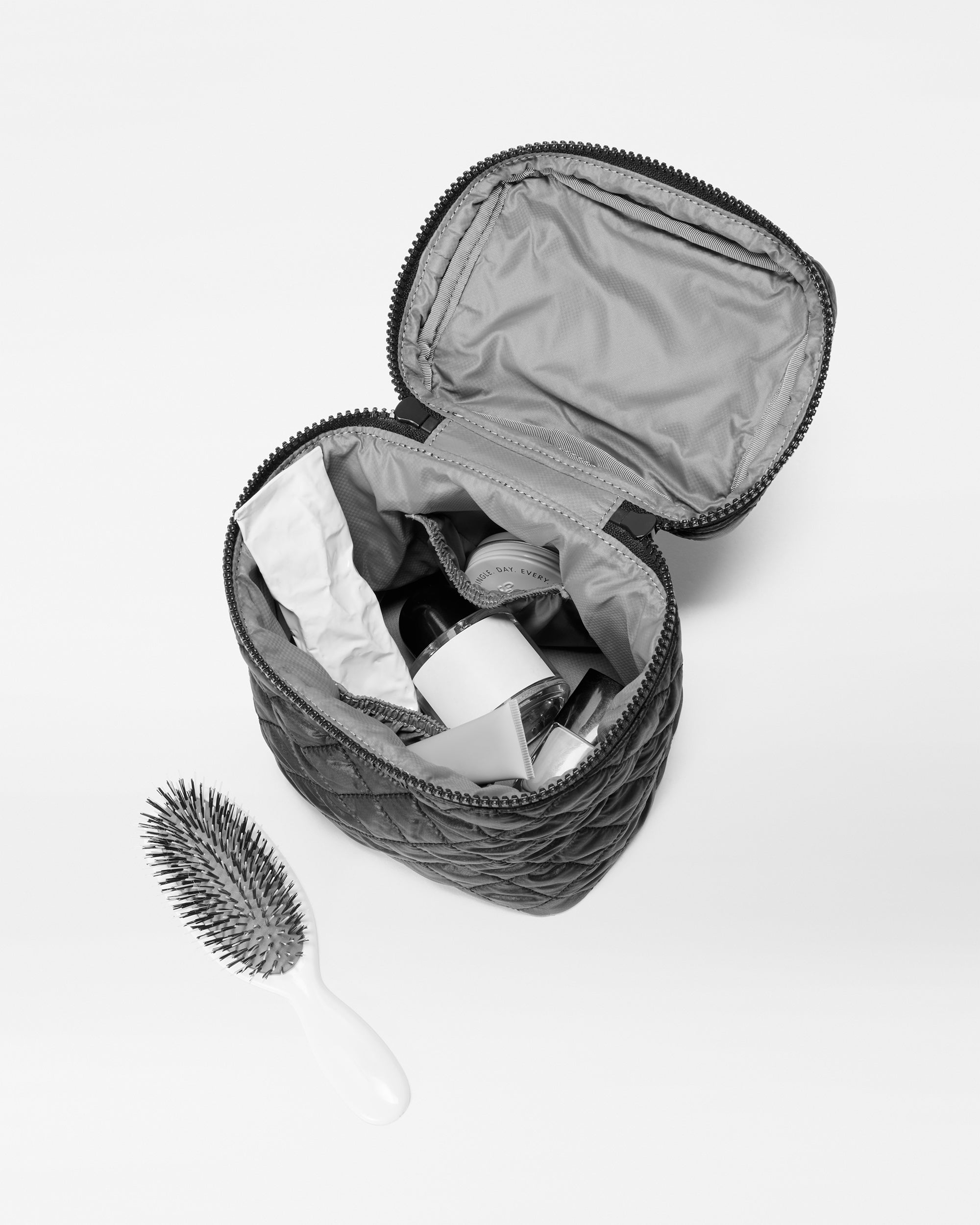 Large Vanity Quilted Makeup Bag In Black MZ Wallace large-vanity-quilted-makeup-bag-in-black-mz-wallace