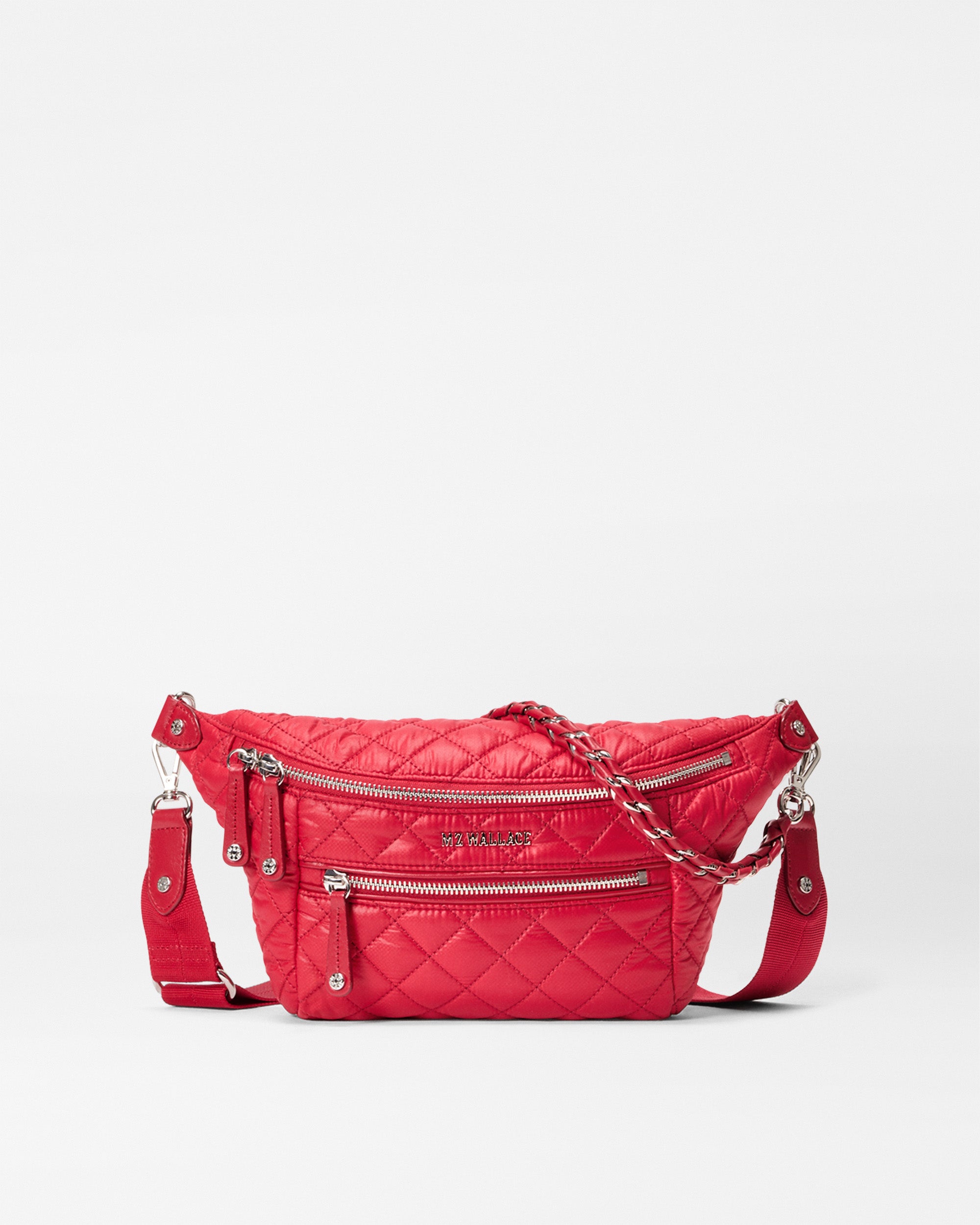 MZ Wallace Large Red Crossbody Bag