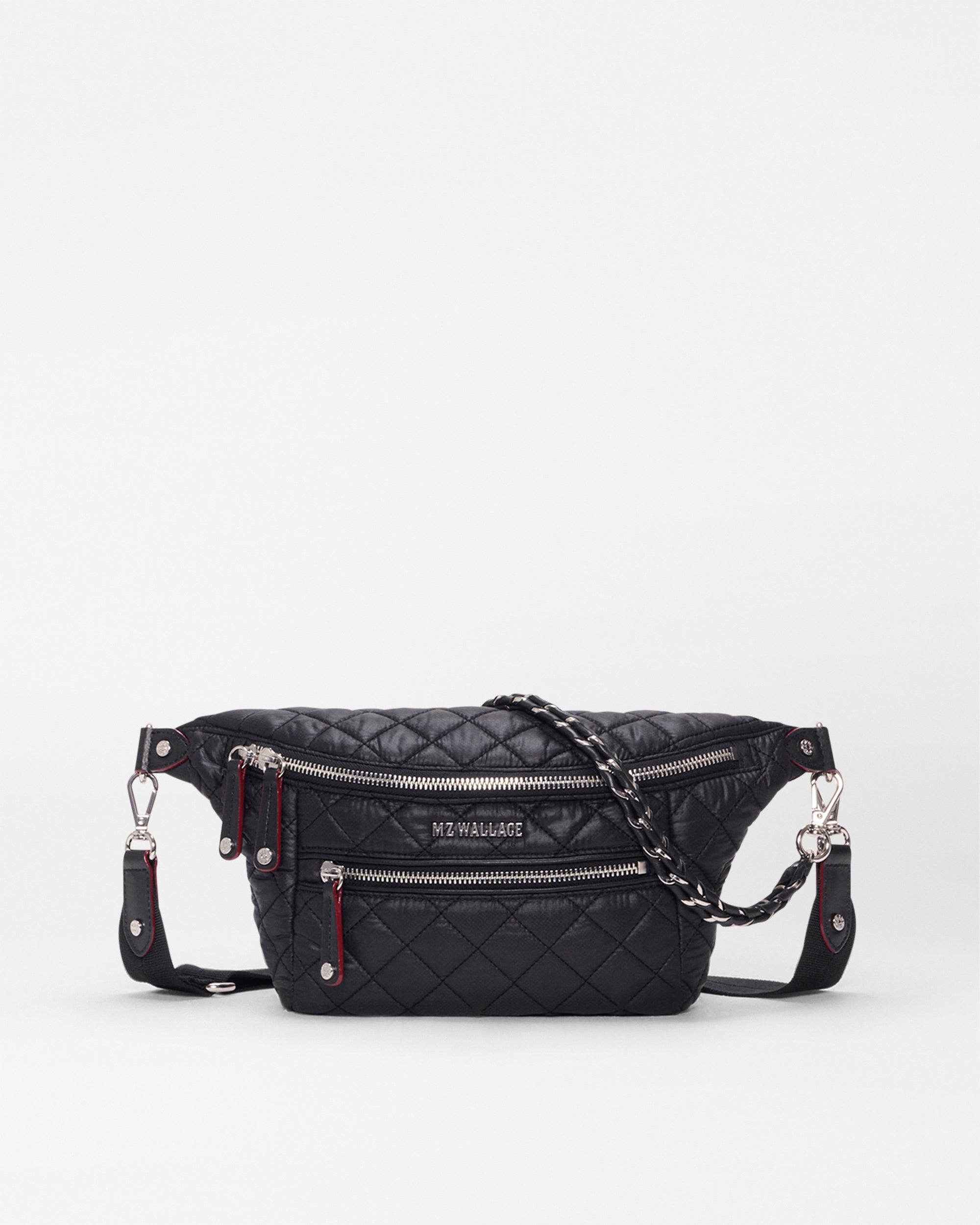 MZ Wallace Black Small Crosby Crossbody Sling Bag