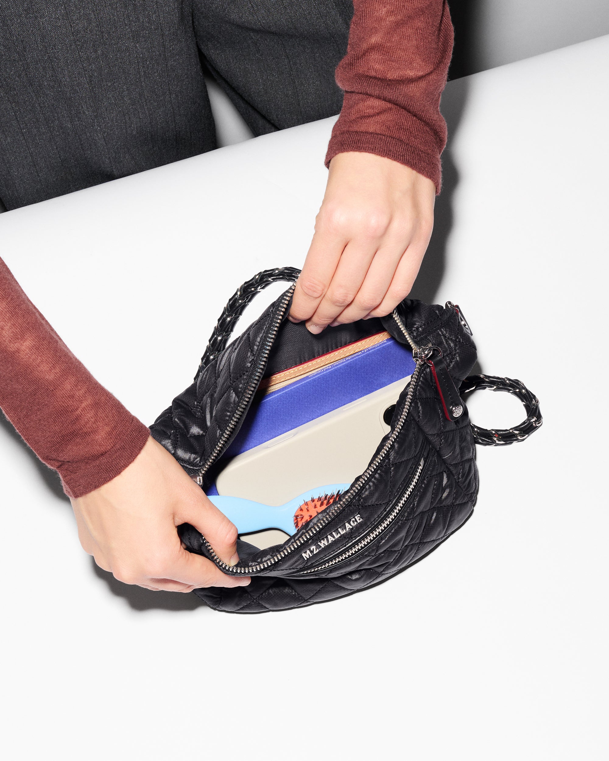 Black Small Crosby Crossbody Sling