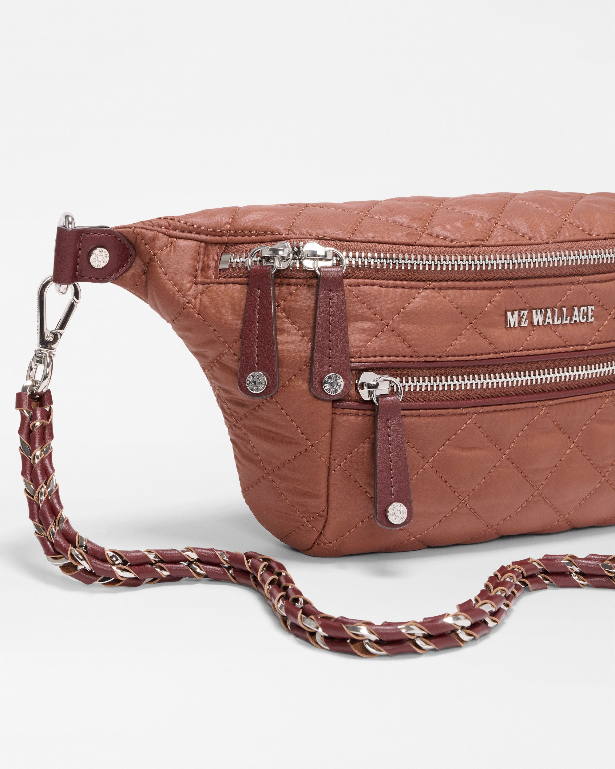 MZ Wallace | Terracotta Small Crosby Crossbody Sling