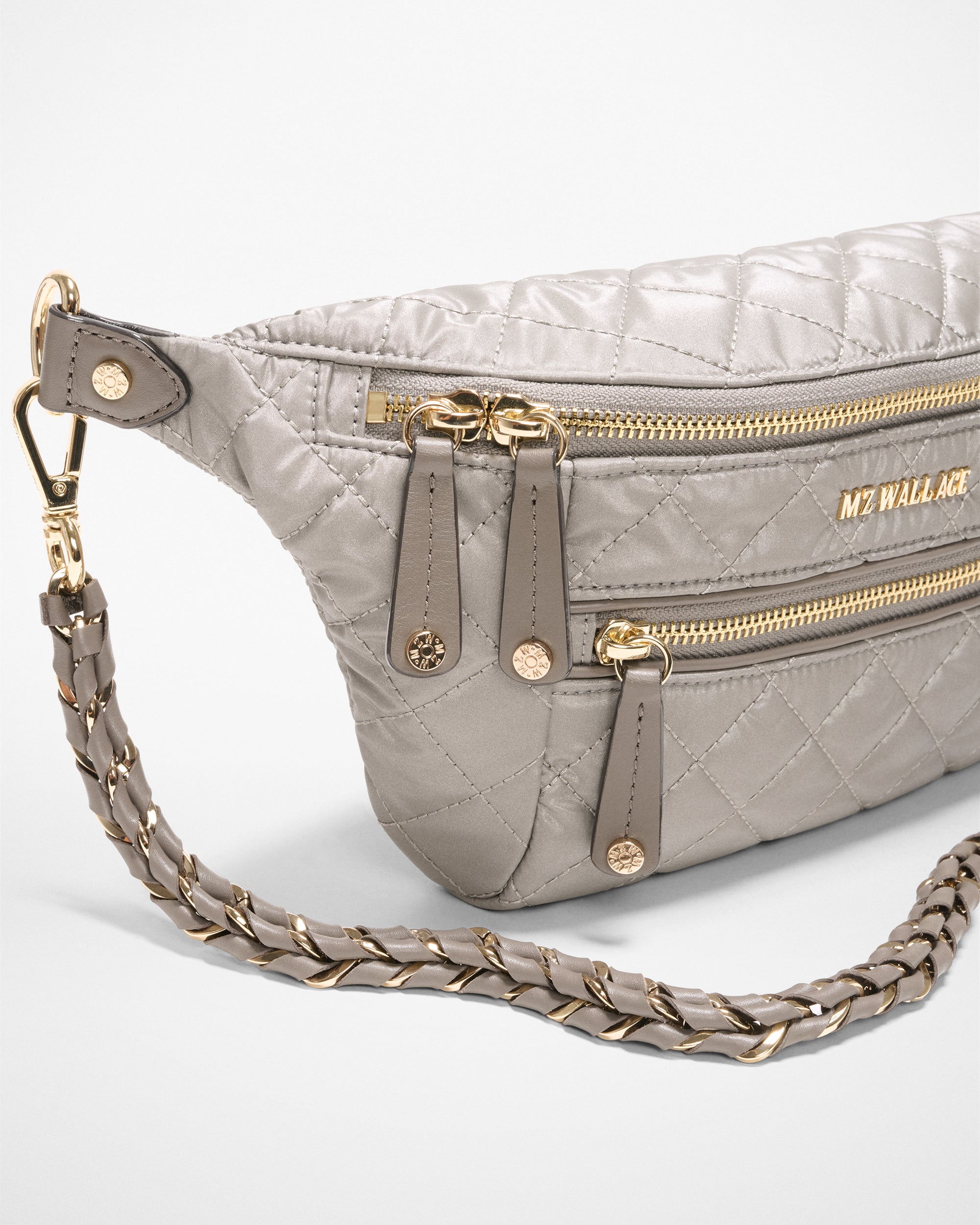 Sable Pearl Metallic Small Crosby Crossbody Sling