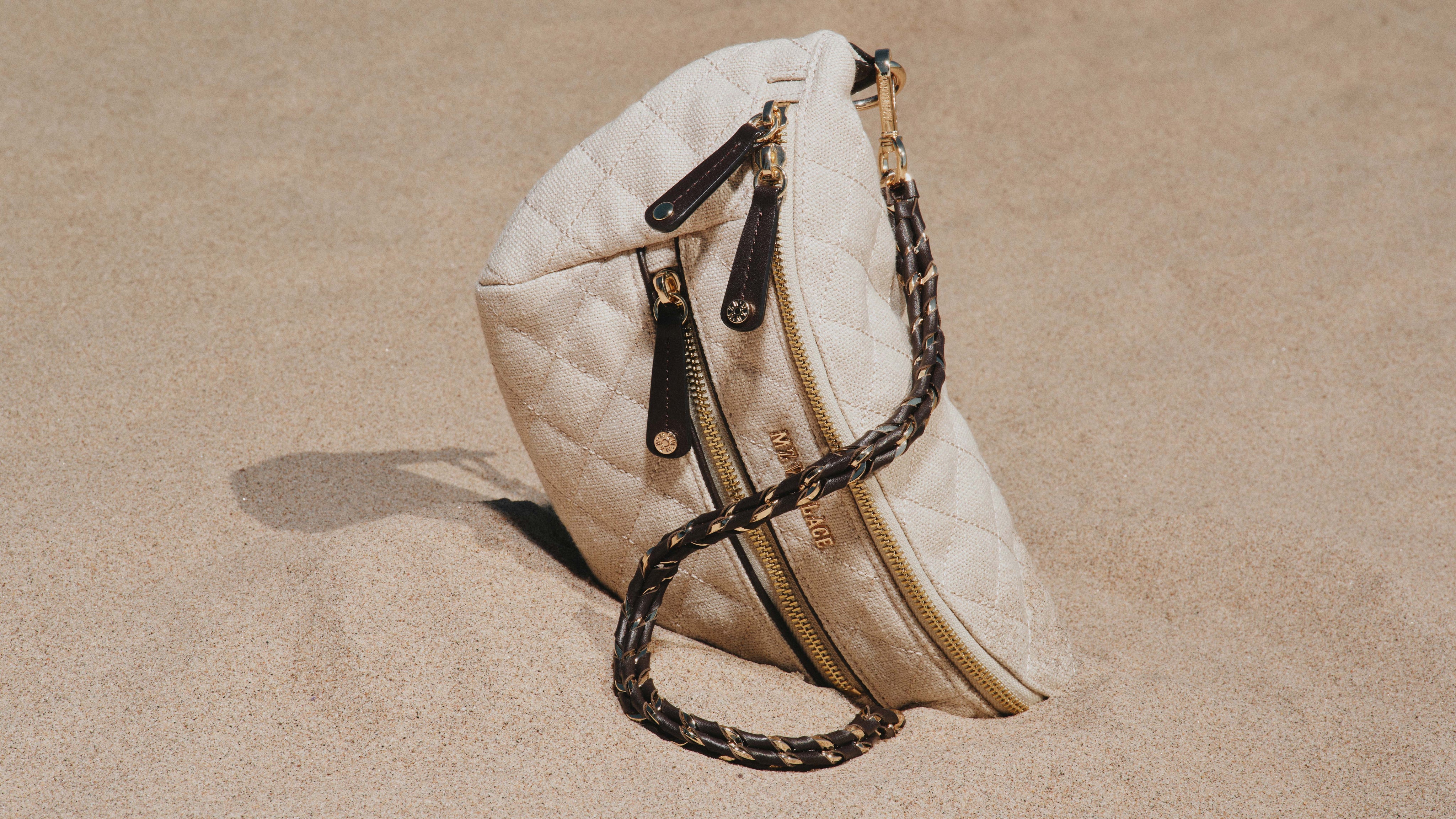 MZ Wallace | Sandy Linen Small Crosby Crossbody Sling