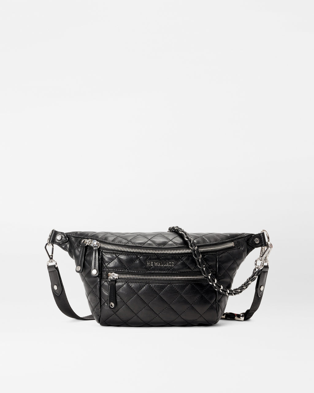 Black Leather Small Crosby Sling