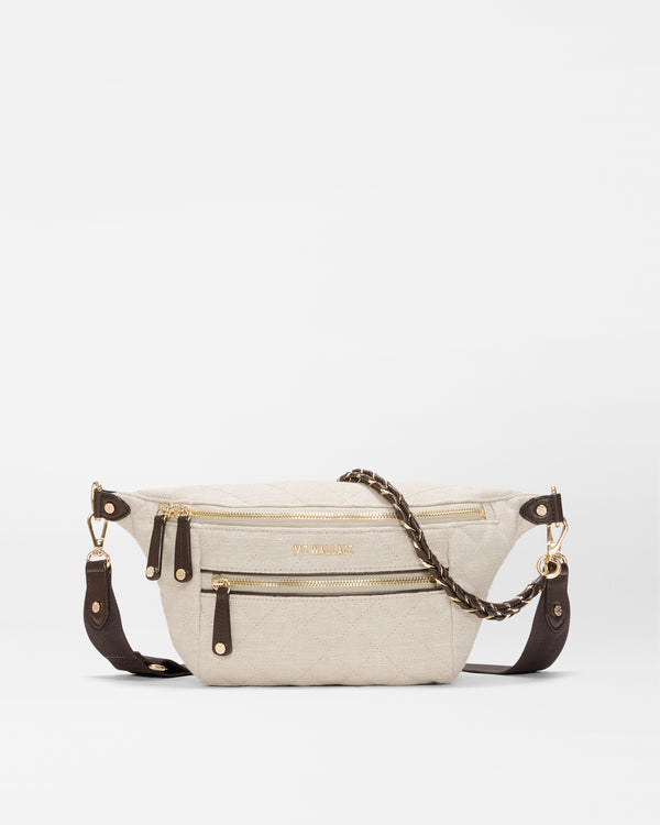 Sandy Linen Small Crosby Crossbody Sling