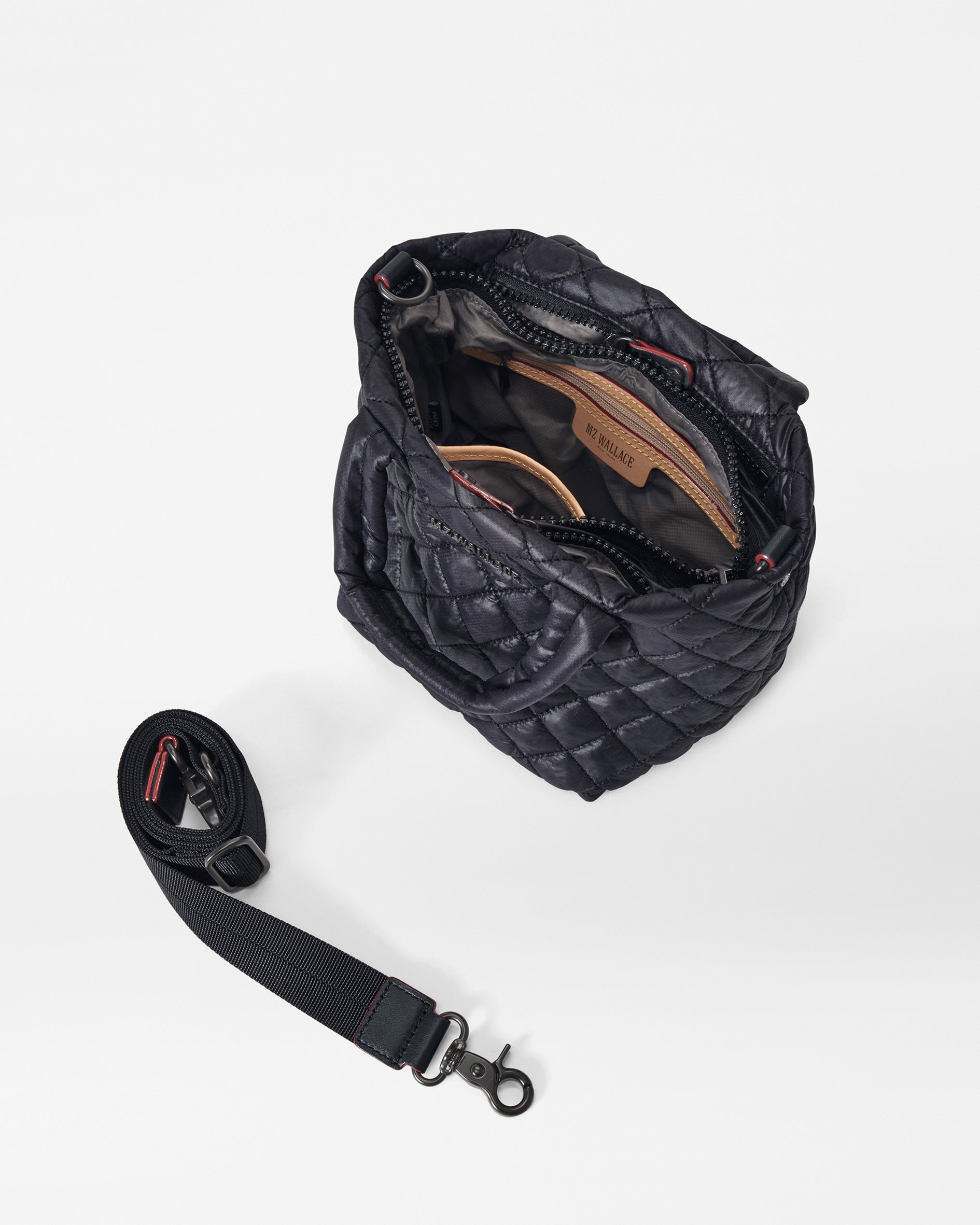 Black Micro Metro Tote Deluxe