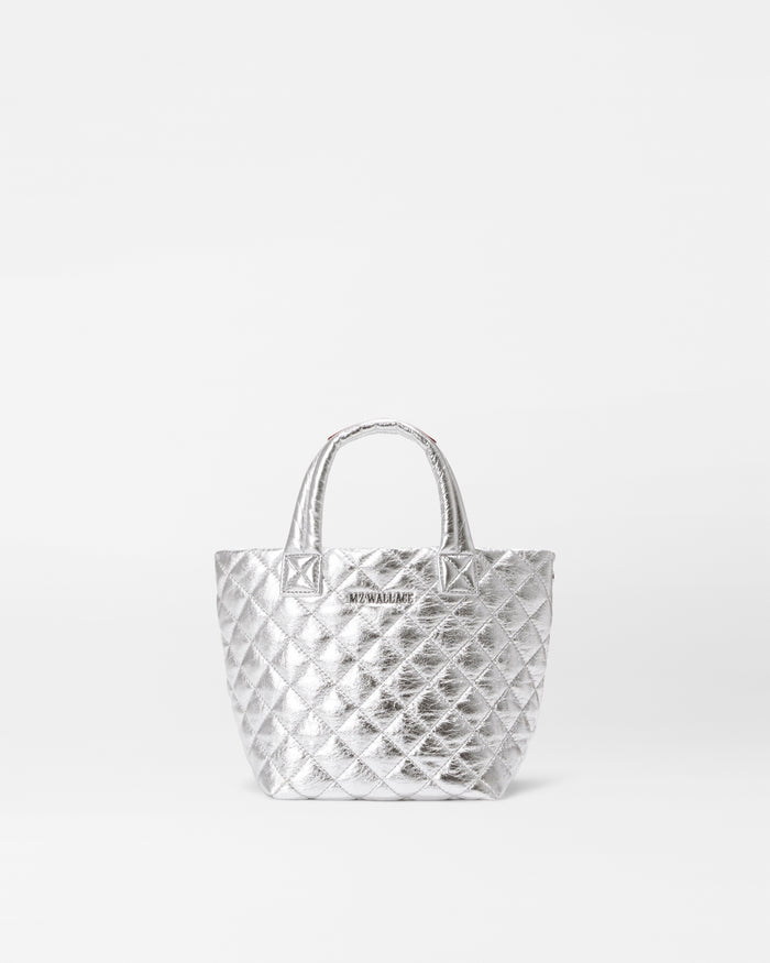 Silver Candy Micro Metro Tote Deluxe