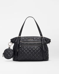 Black Quilted Leather Crosby Everywhere Tote