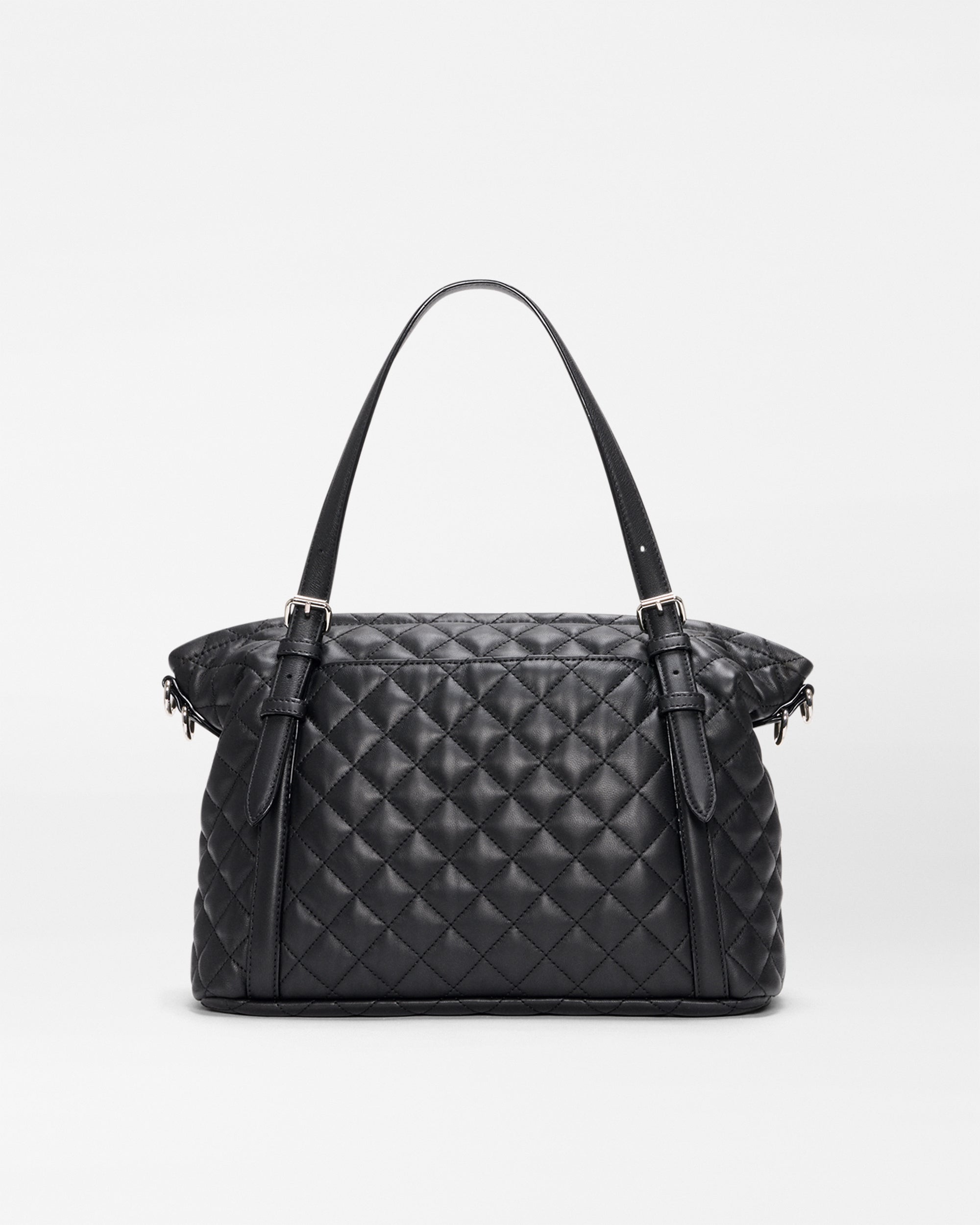 Black Quilted Leather Crosby Everywhere Tote