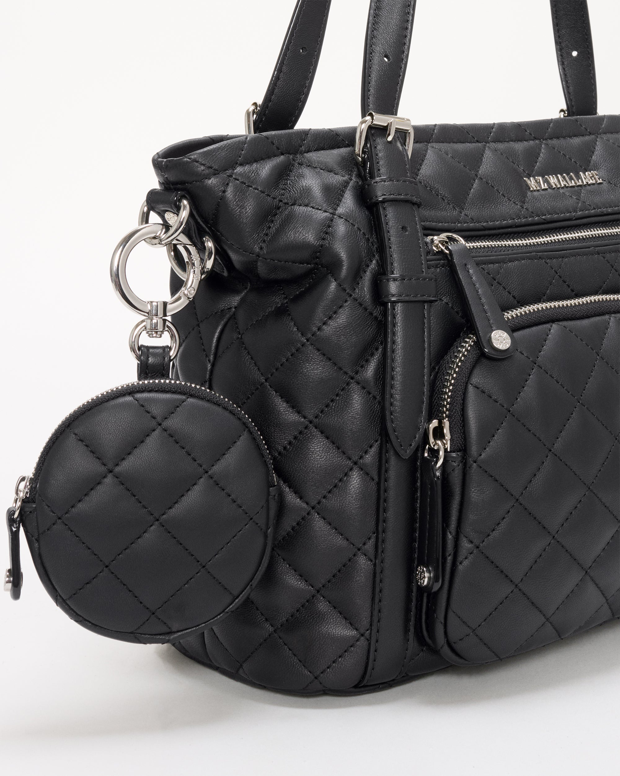 Black Quilted Leather Crosby Everywhere Tote
