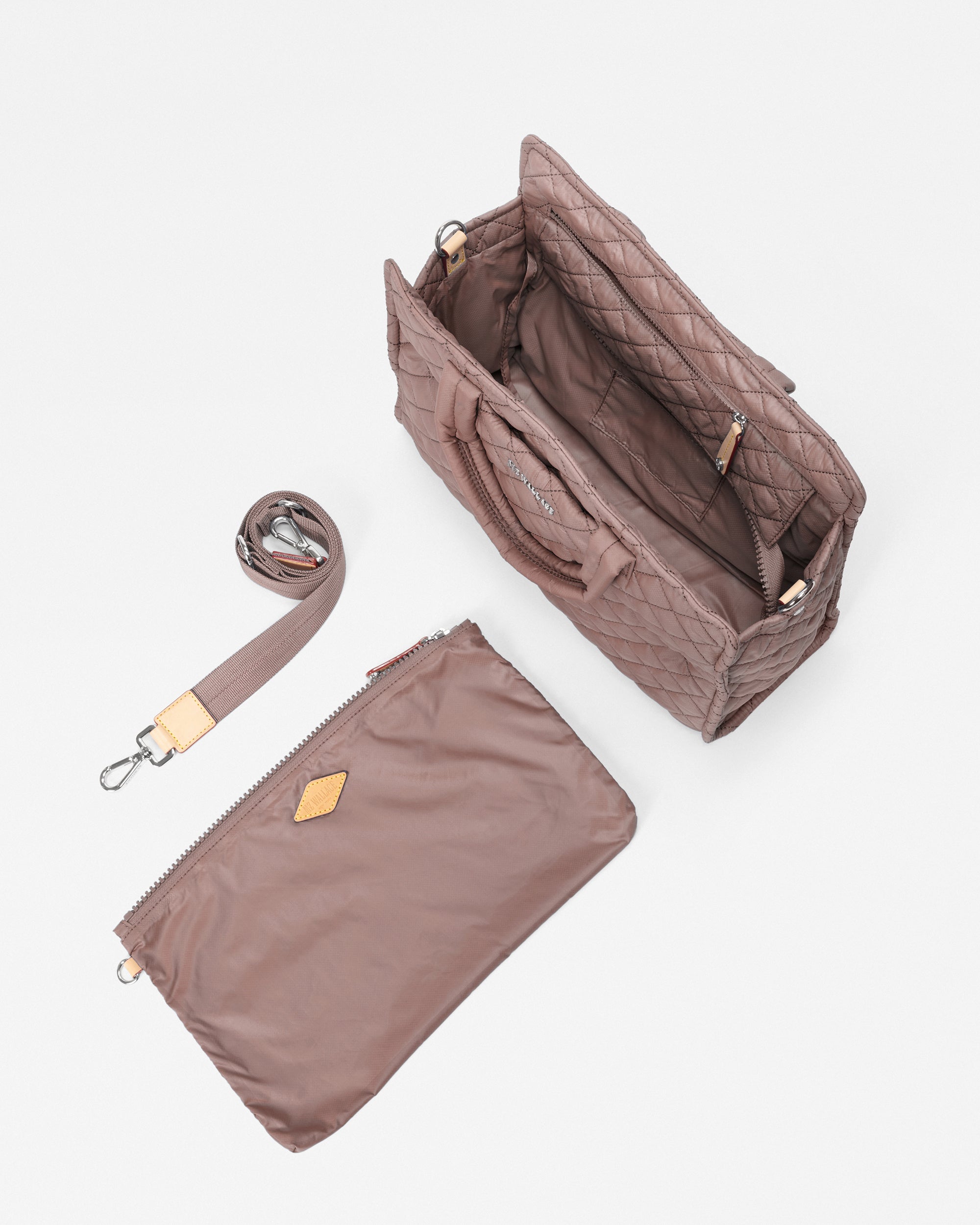 Mauve Medium Box Tote