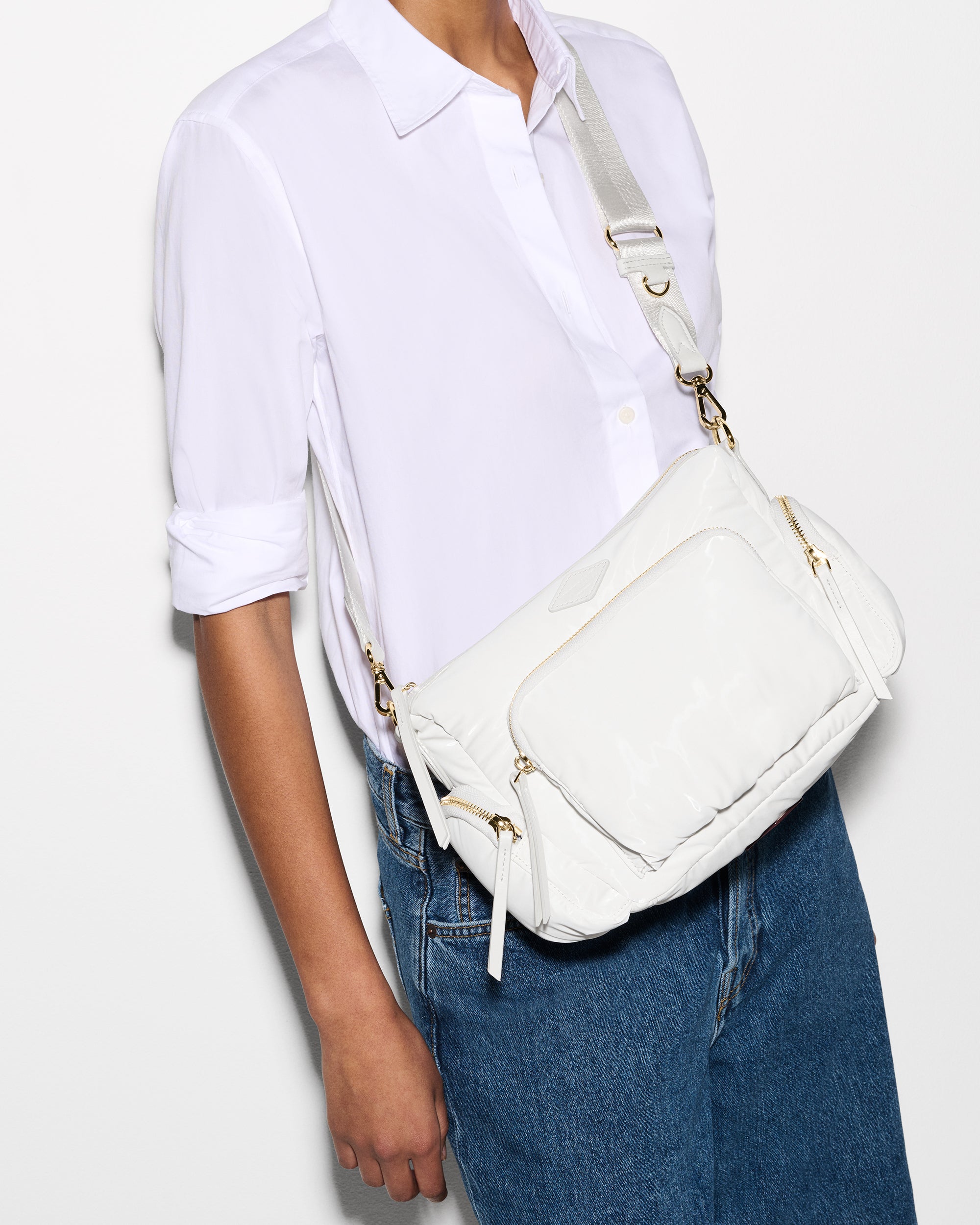 Chalk Liquid Small Chelsea Crossbody
