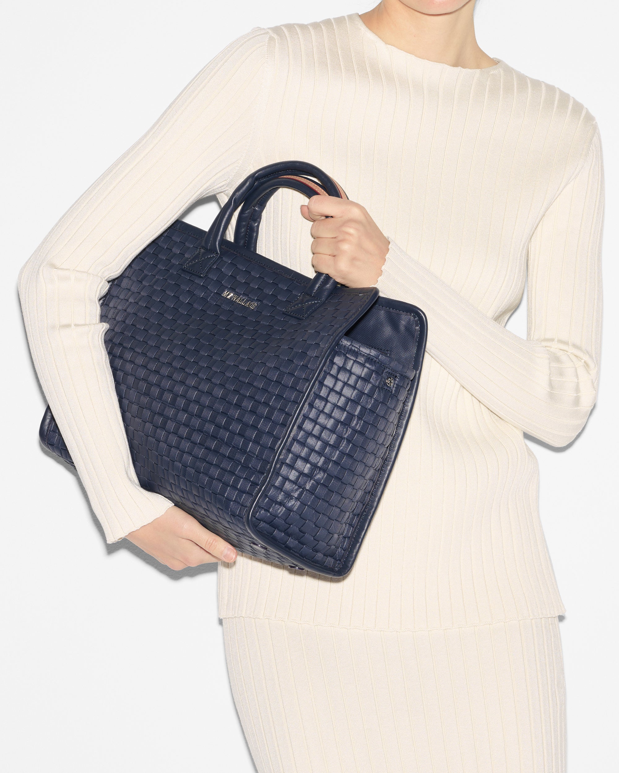 Dawn Medium Woven Box Tote