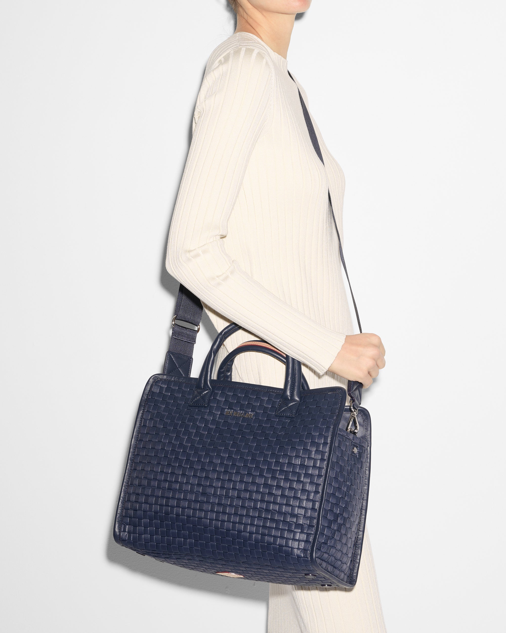 Dawn Medium Woven Box Tote