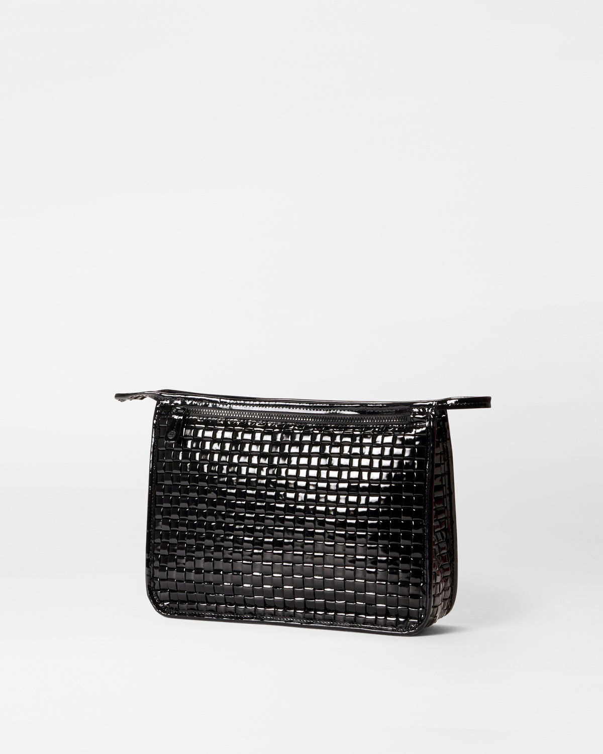 Black woven clutch Clearance