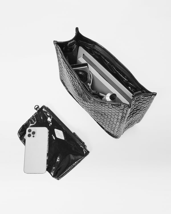 **A Black Ribbon Crossbody