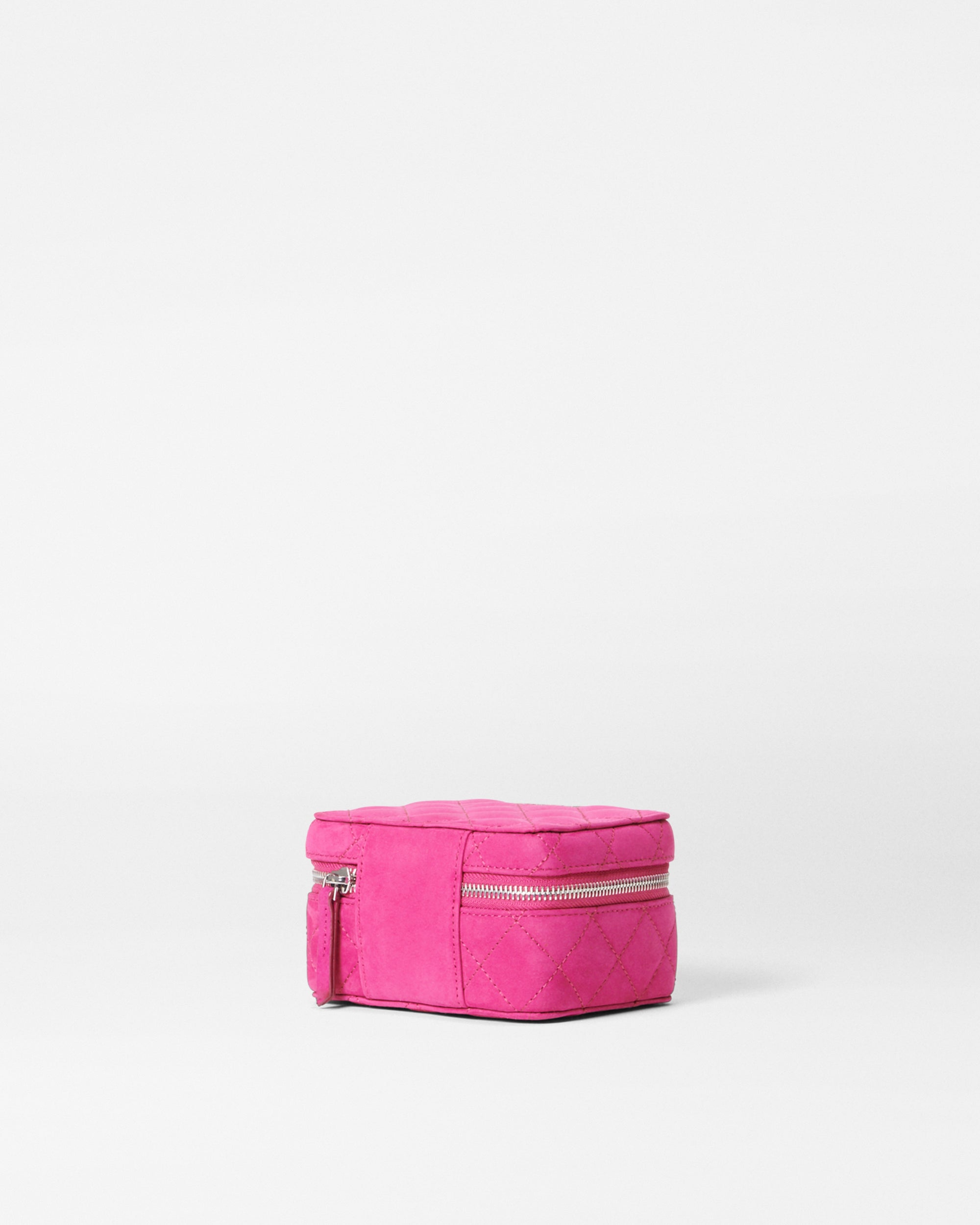 Raspberry Nubuck Jewelry Box