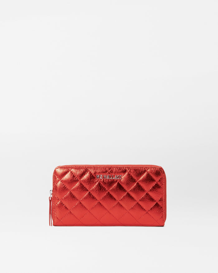 Red Candy Long Zip Round Wallet