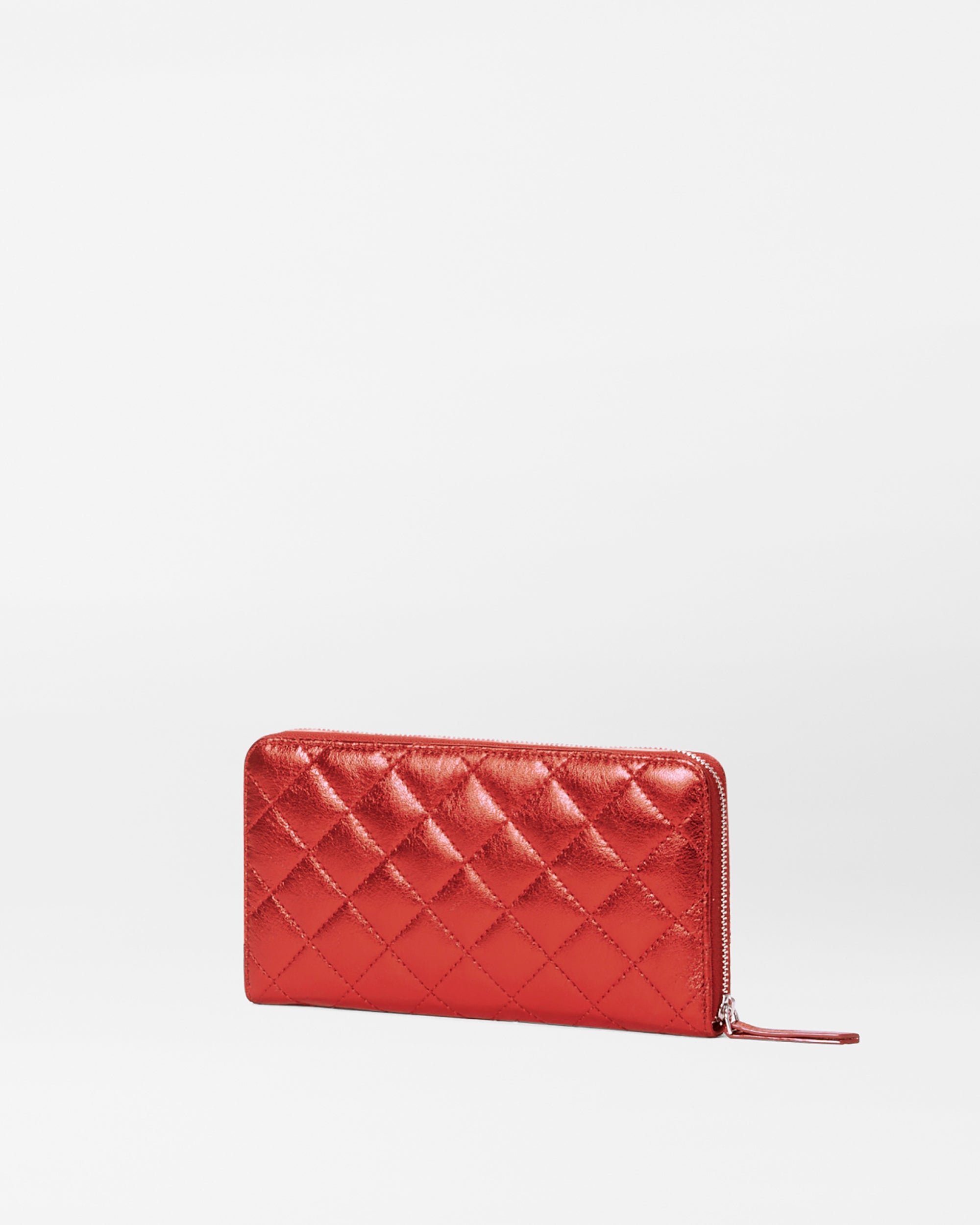 chanel long wallet red new