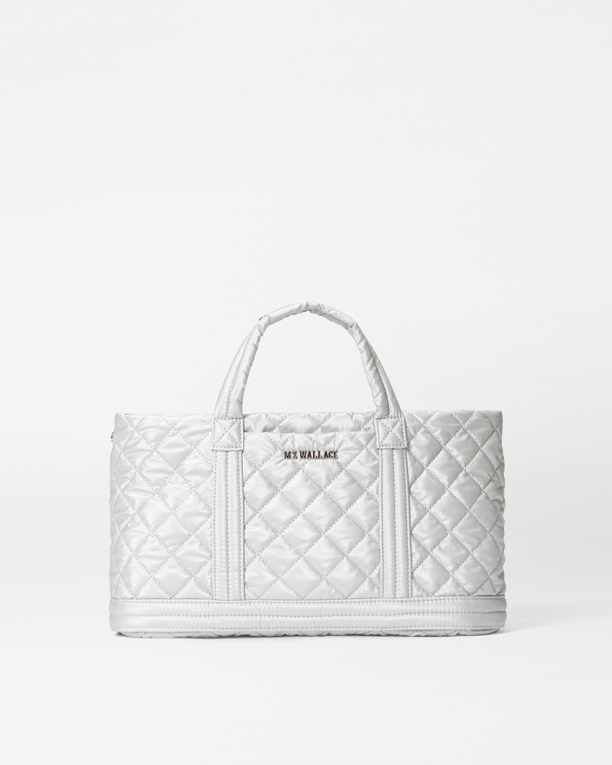 Oyster Metallic Metro Utility Crossbody