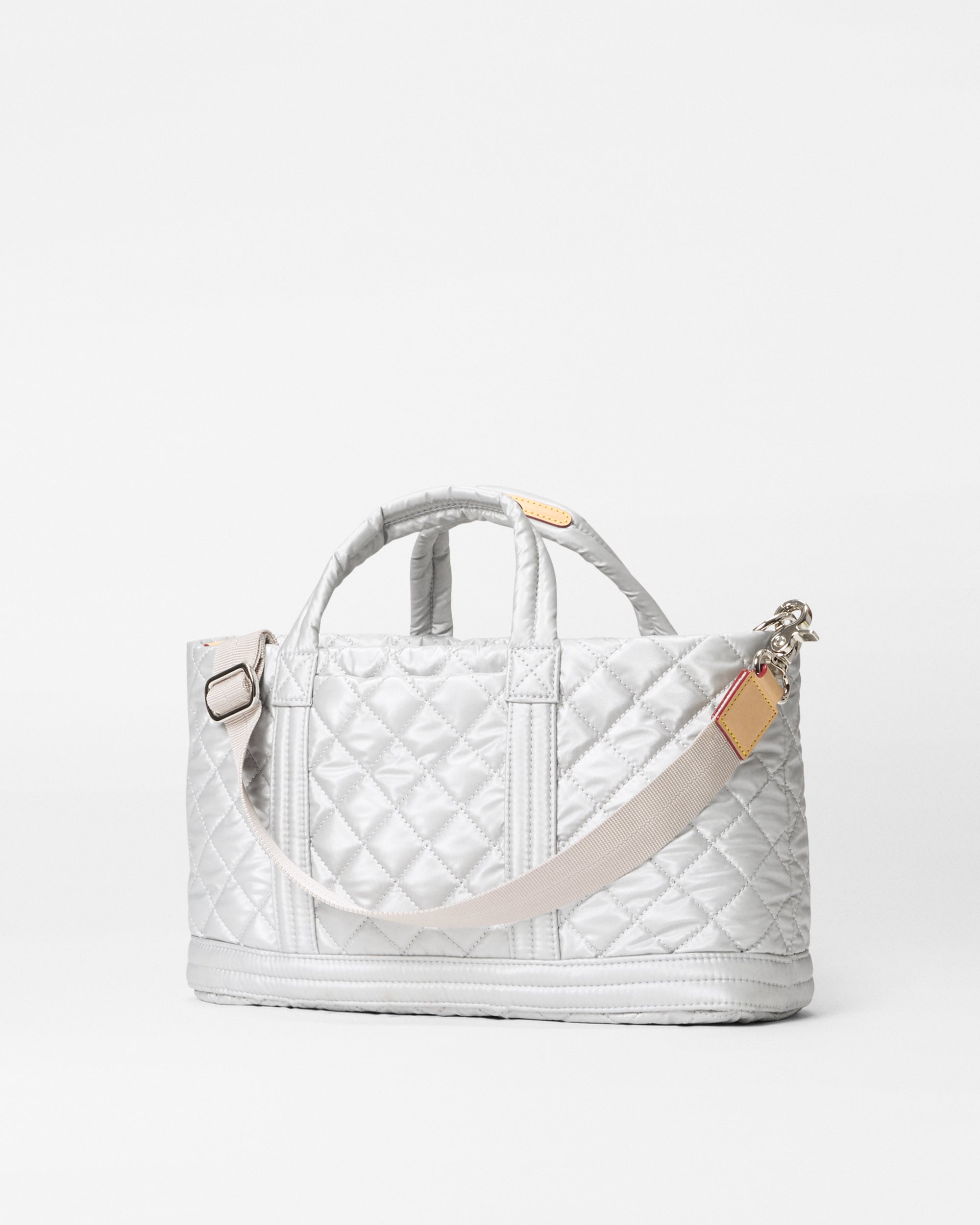 Oyster Metallic Metro Utility Crossbody