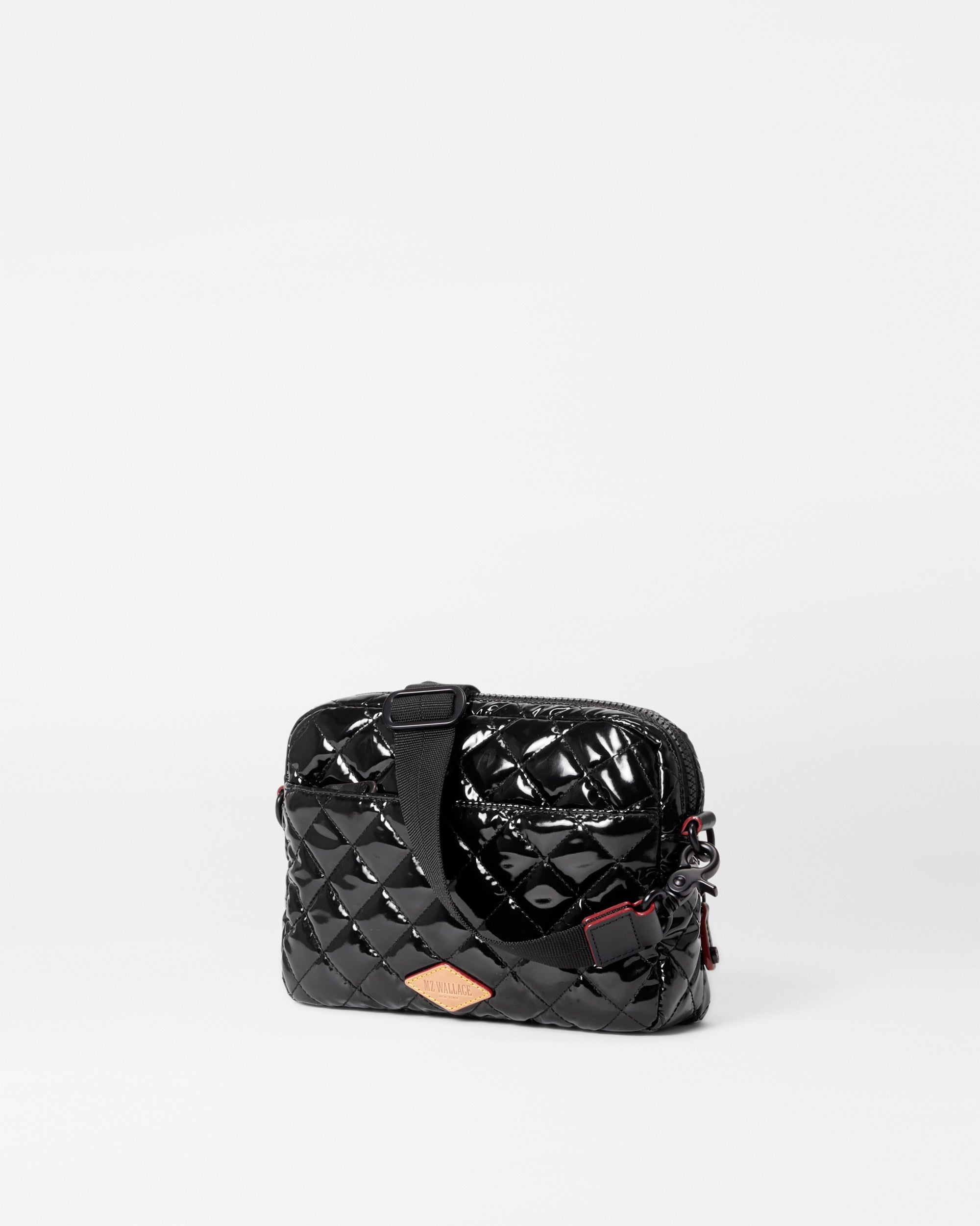 Black Lacquer Small Metro Camera Bag