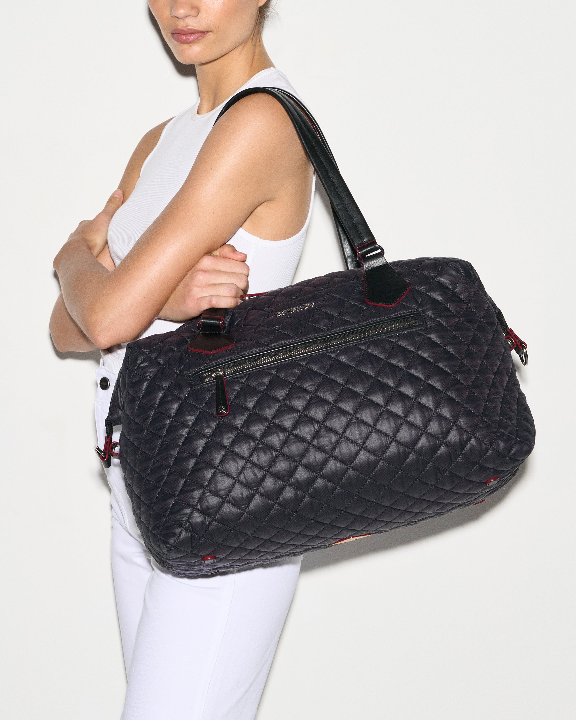 MZ Wallace Black Weekender Bag for Women
