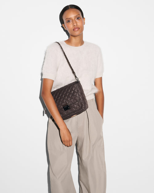 Espresso Medium Crosby Lock Crossbody