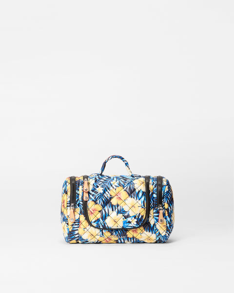 MZ Wallace Small Maui Floral Hanging Travel Cosmetic Bag - Luxury
