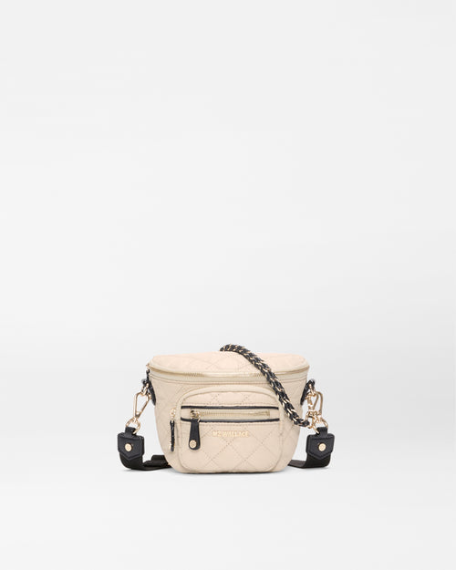 MZ Wallace | Buff Black Crosby Micro Crossbody SLing