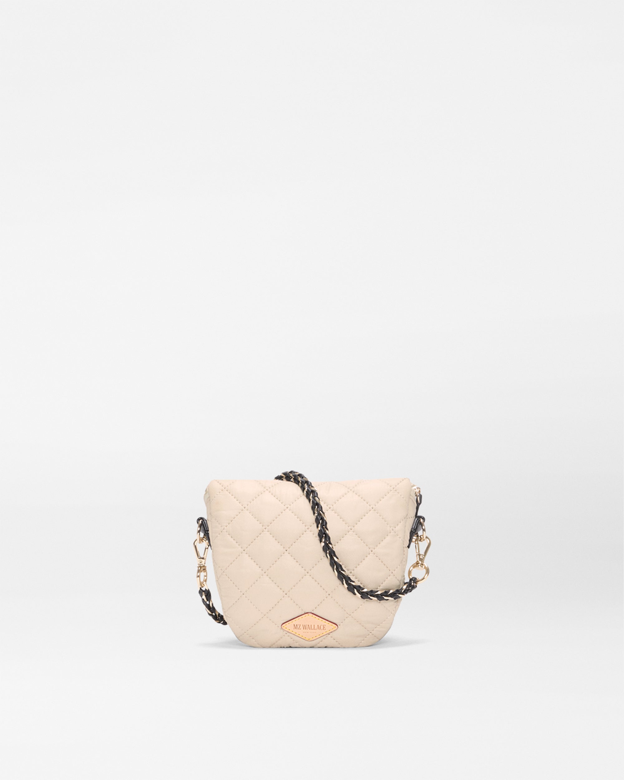 MZ Wallace Buff/Black Micro Crosby Sling – Belt Bag | MZ Wallace