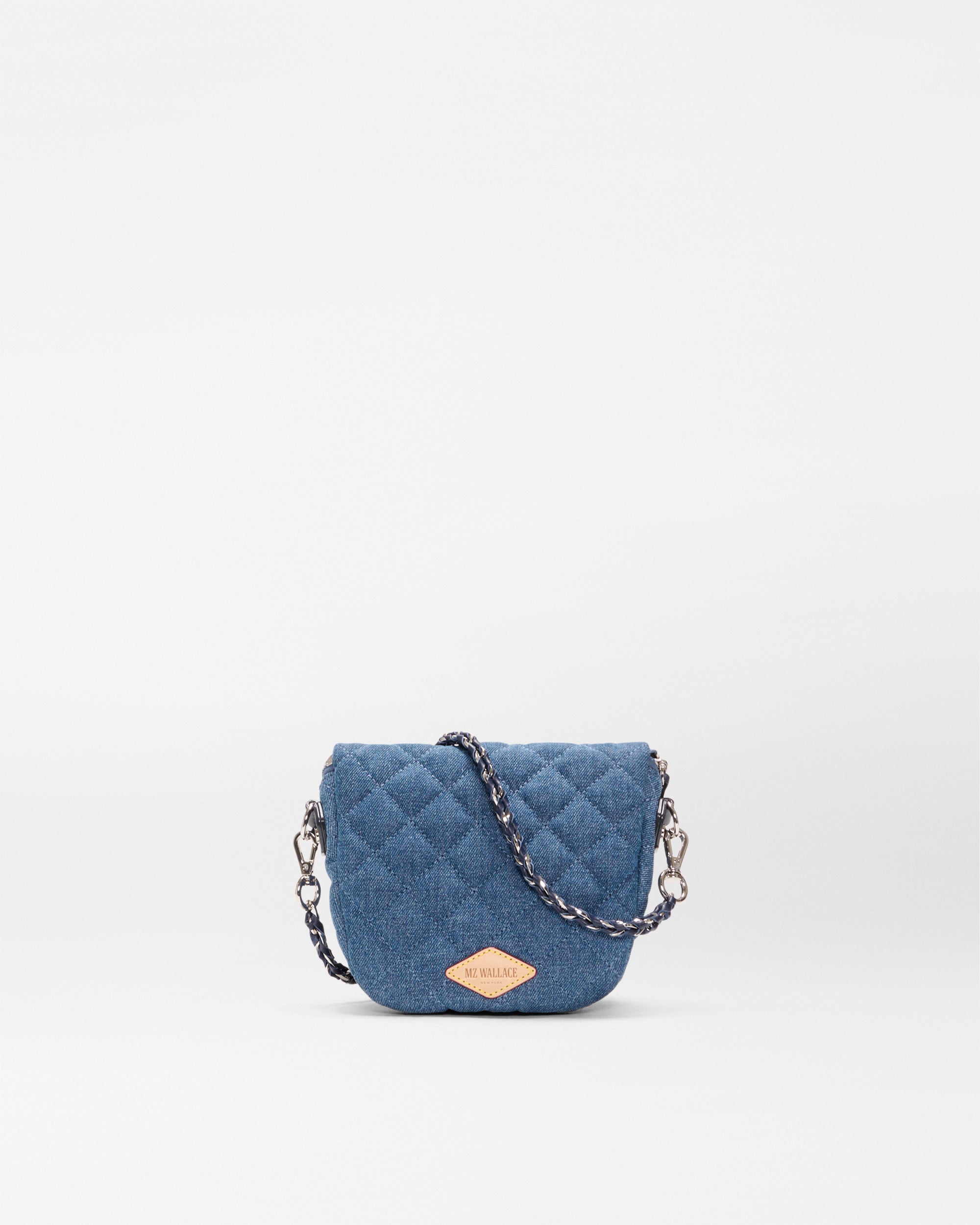 MZ Wallace True Blue Denim Micro Crosby Sling – Belt Bag | MZ Wallace