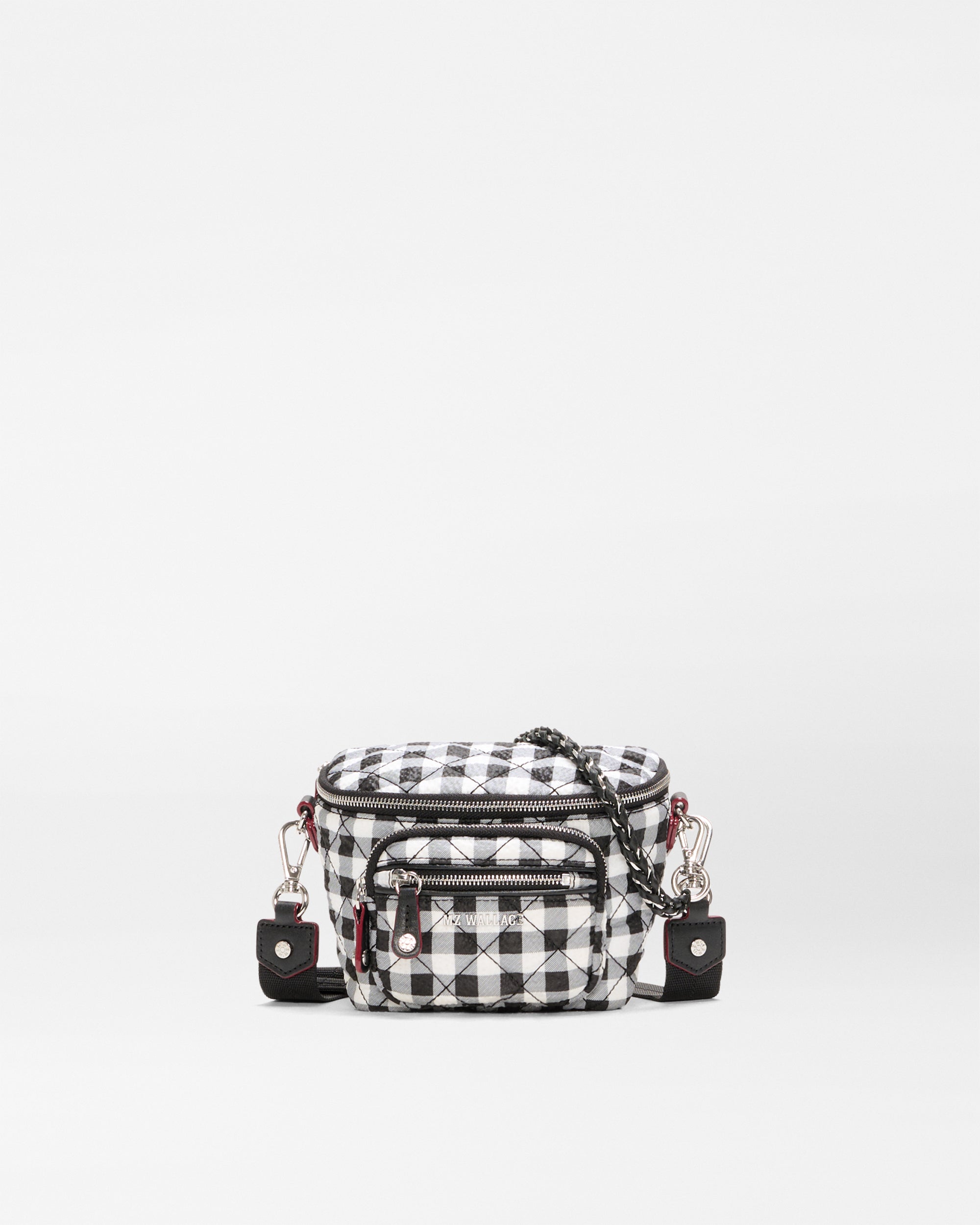 Black/White Gingham Micro Crosby Sling
