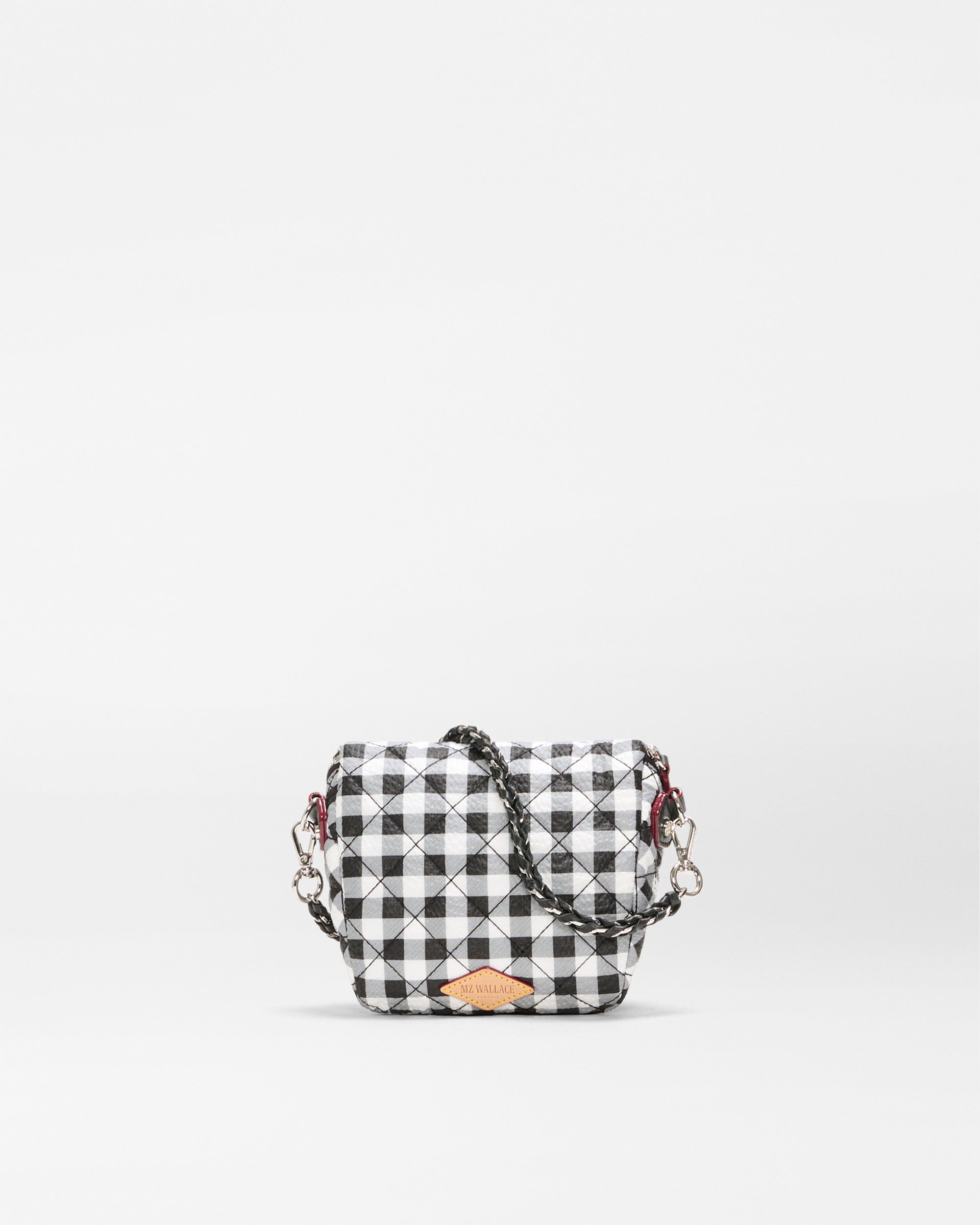 Black/White Gingham Micro Crosby Sling