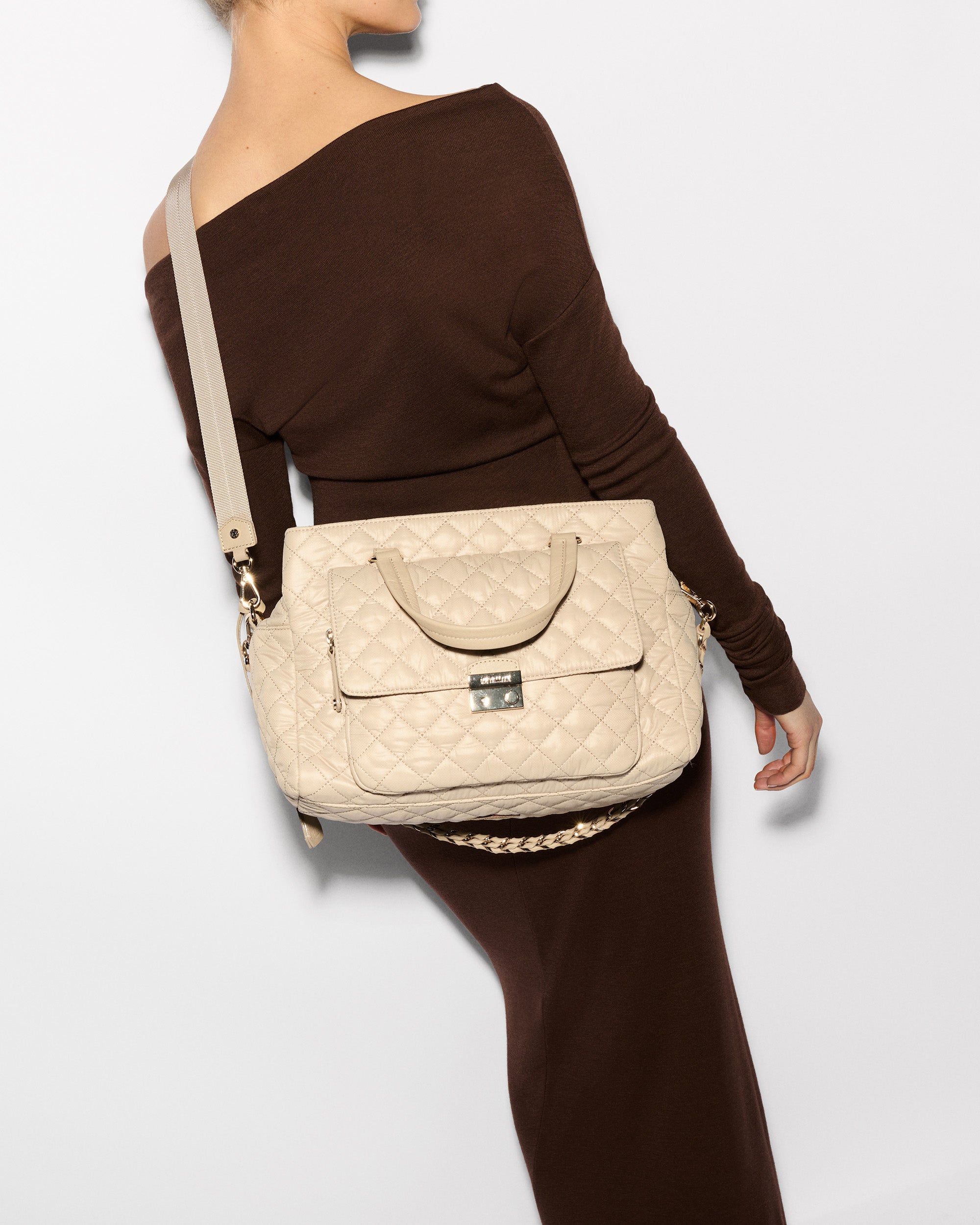 Buff Crosby Lock Satchel