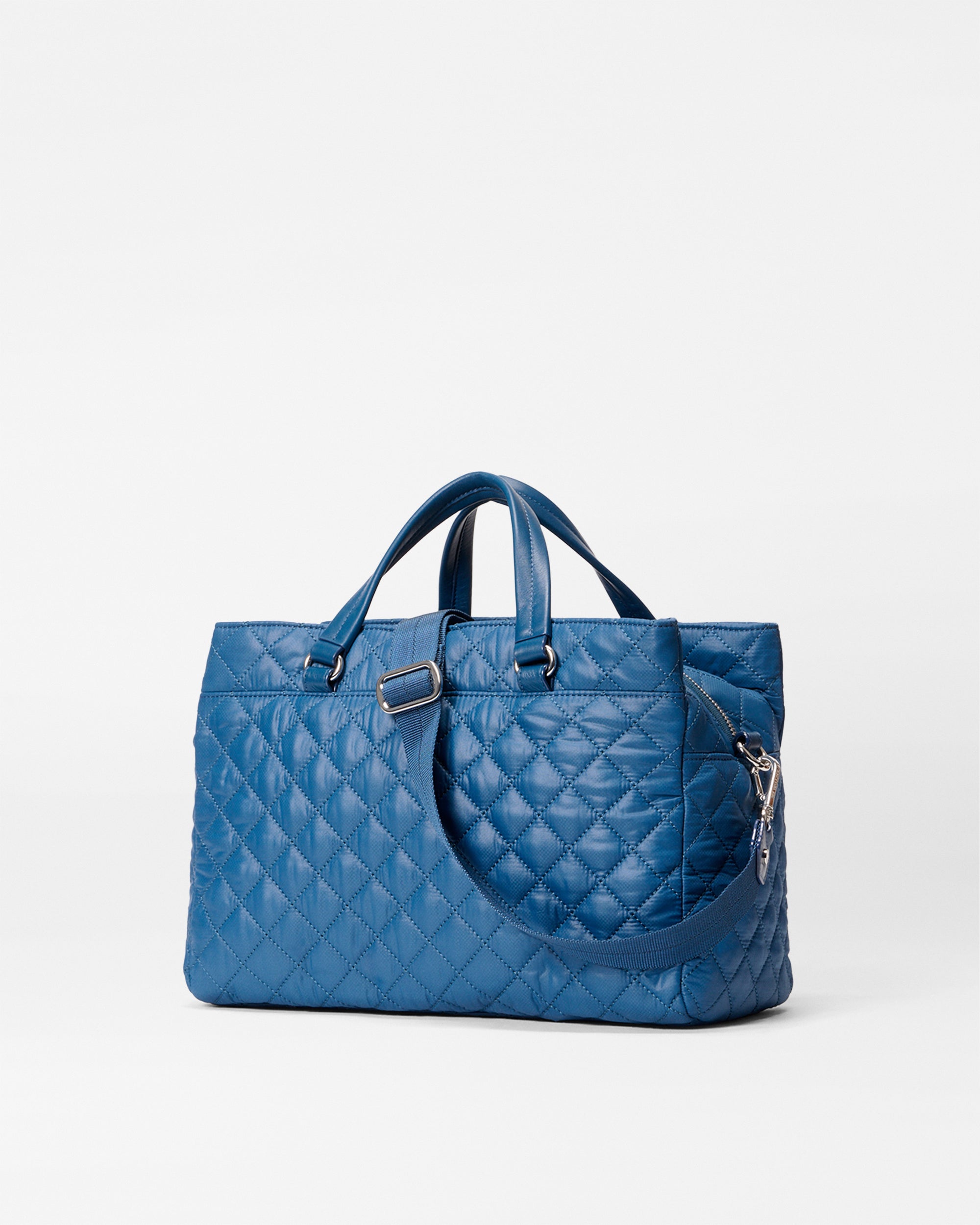 French Blue Crosby Lock Satchel