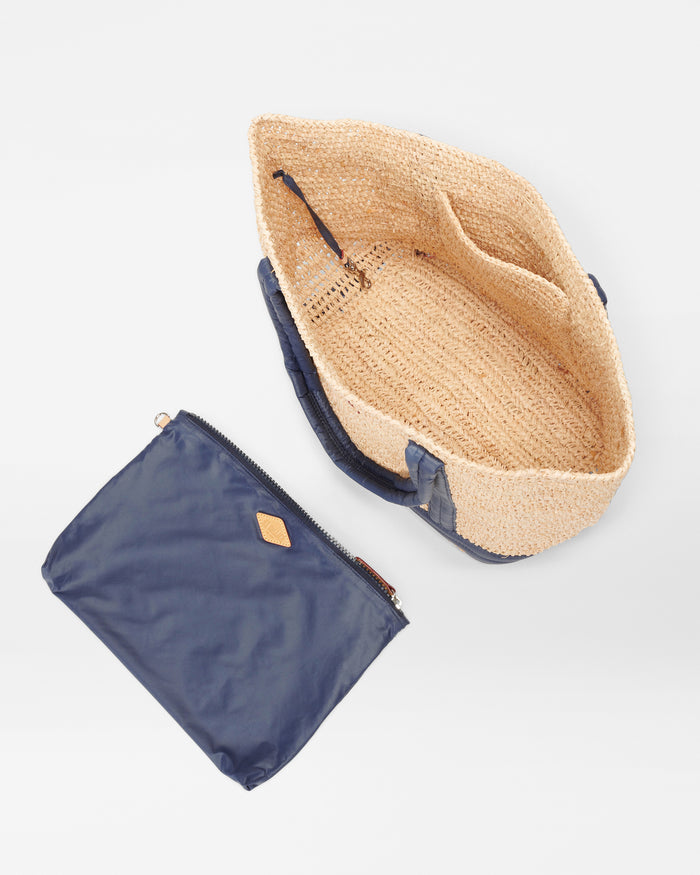Savannah Navy Raffia