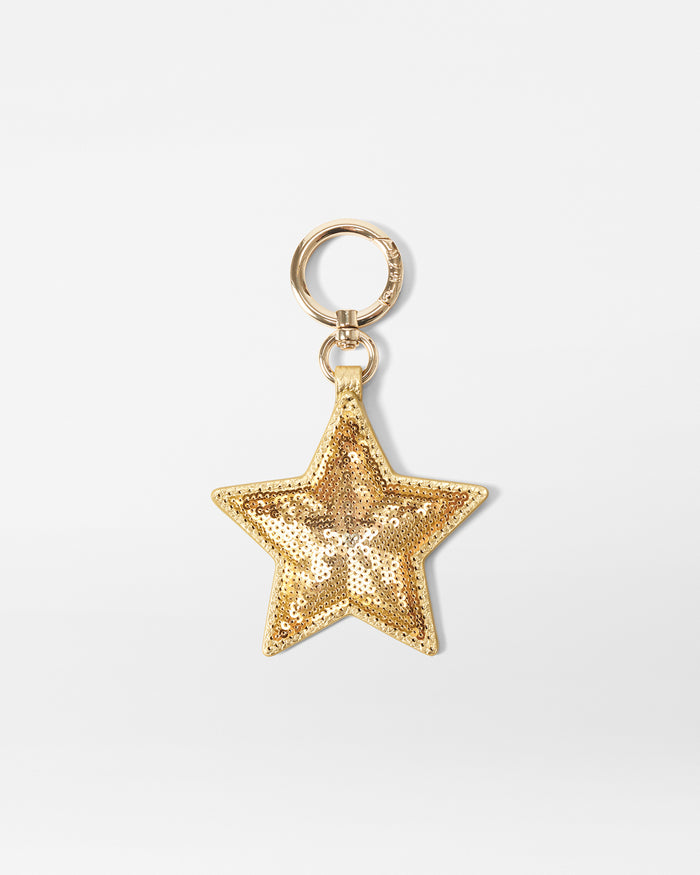 Light Gold Sequin Star Charm