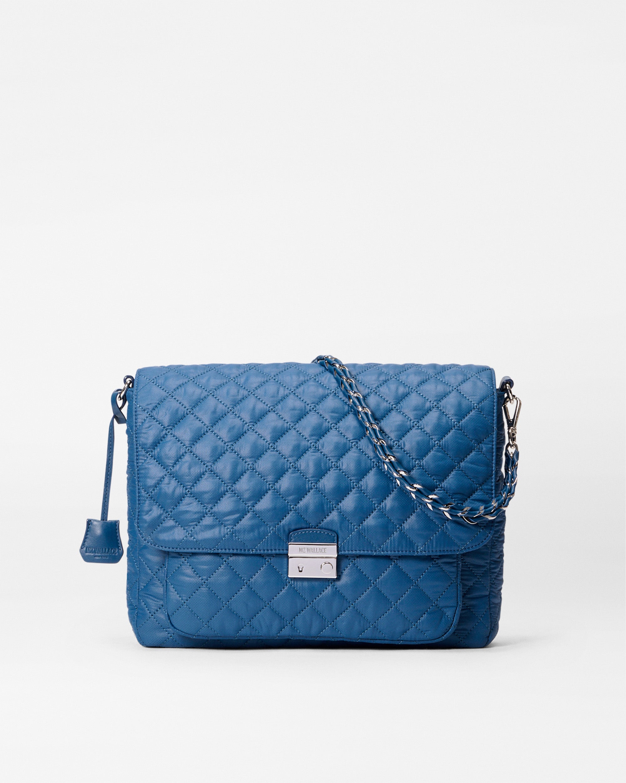 French Blue Large Crosby Lock Crossbody
