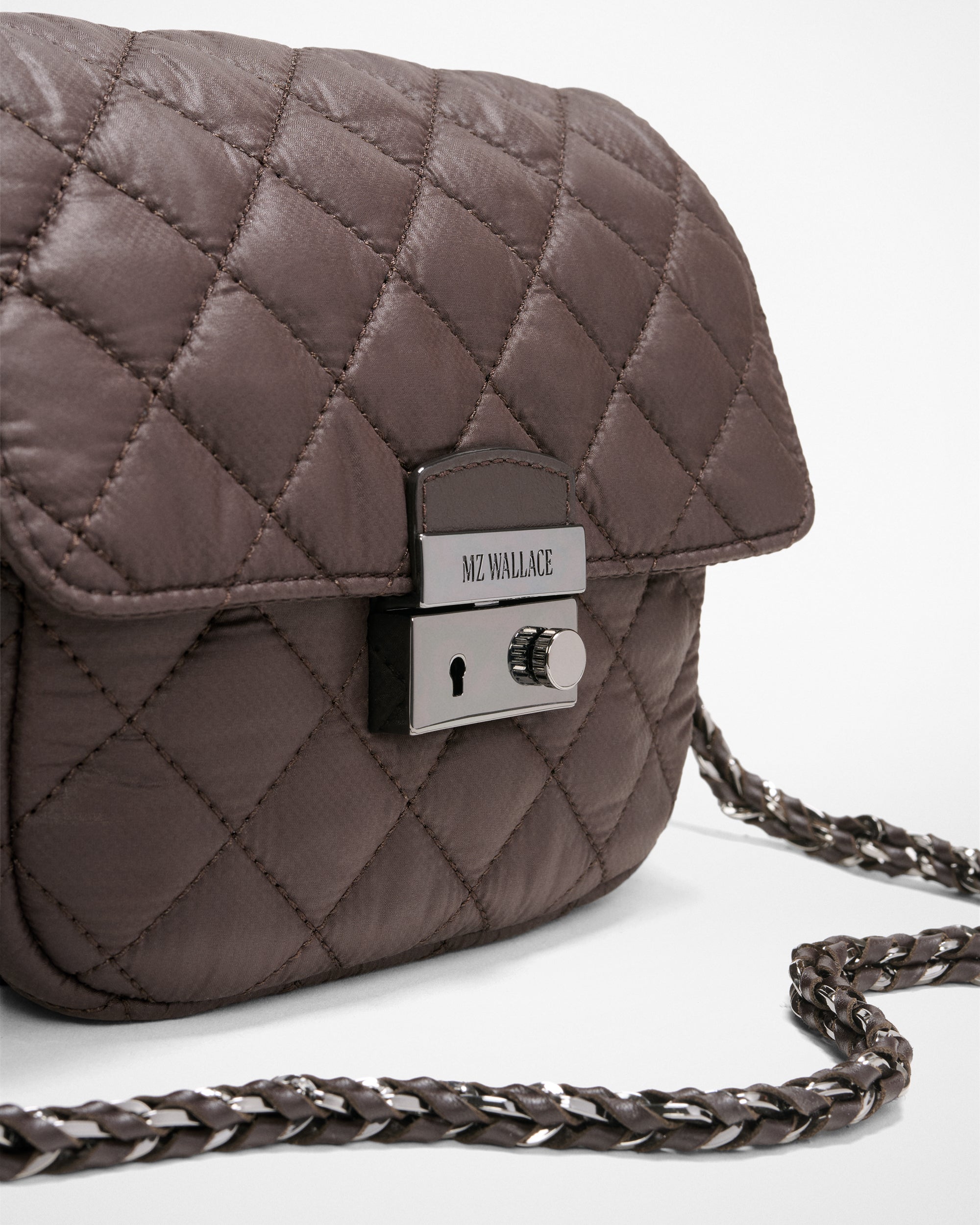 Espresso Small Crosby Lock Crossbody