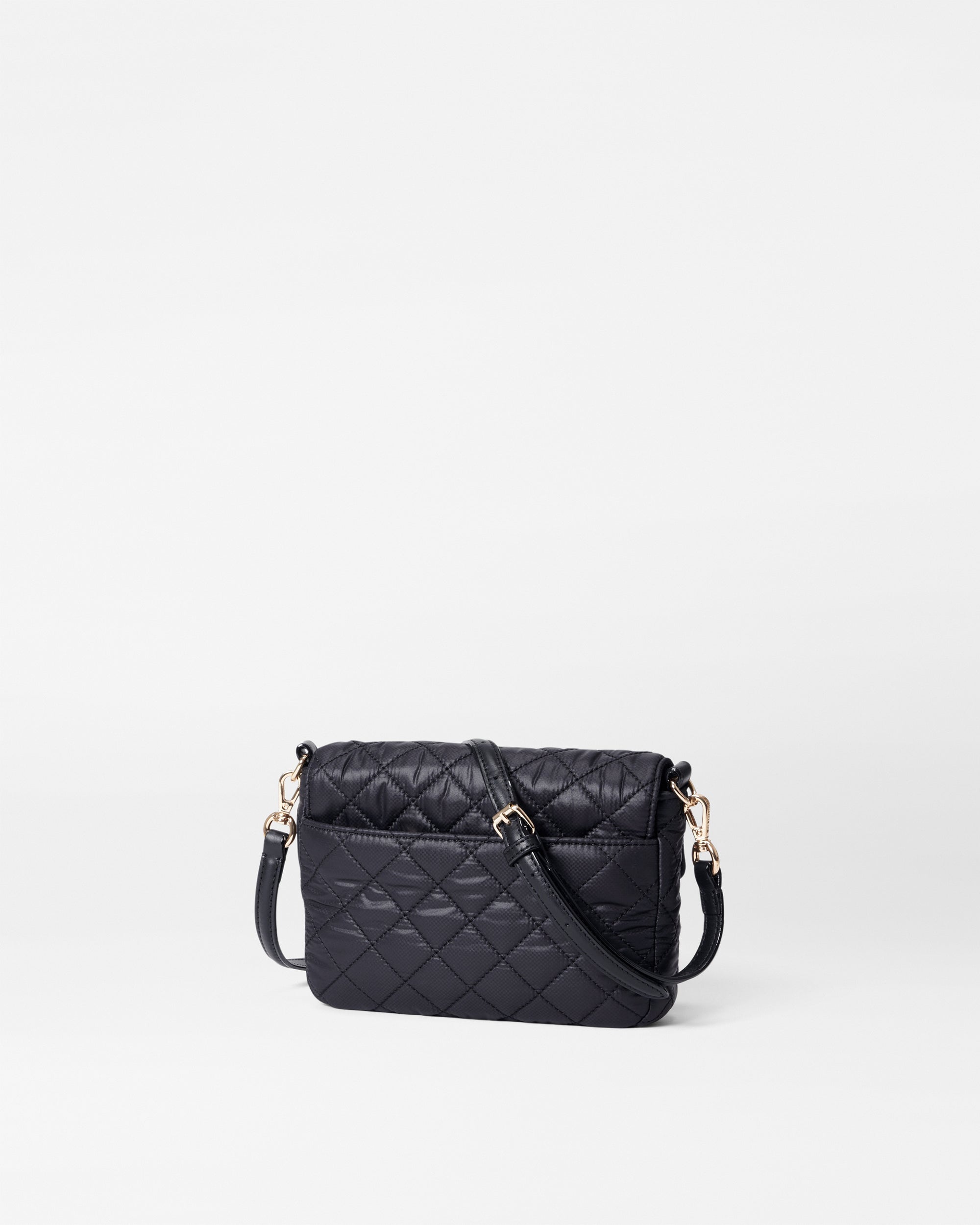 Black Small Crosby Lock Crossbody