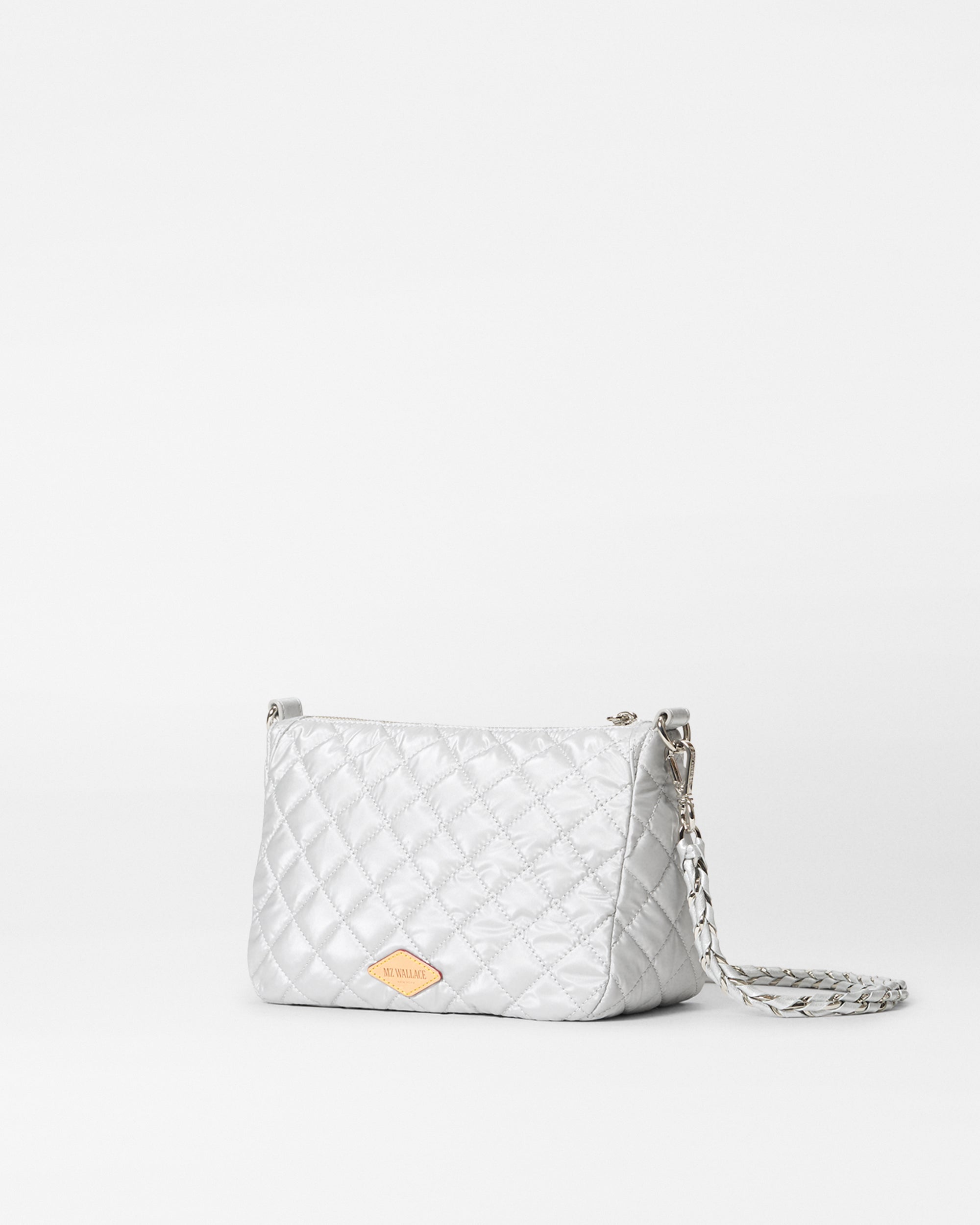Oyster Metallic Crosby Ella Crossbody