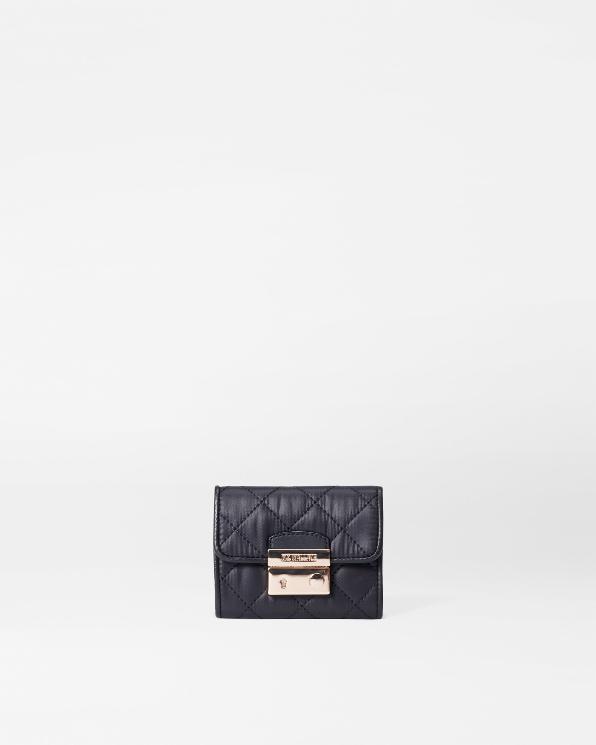 Black Small Crosby Lock Wallet